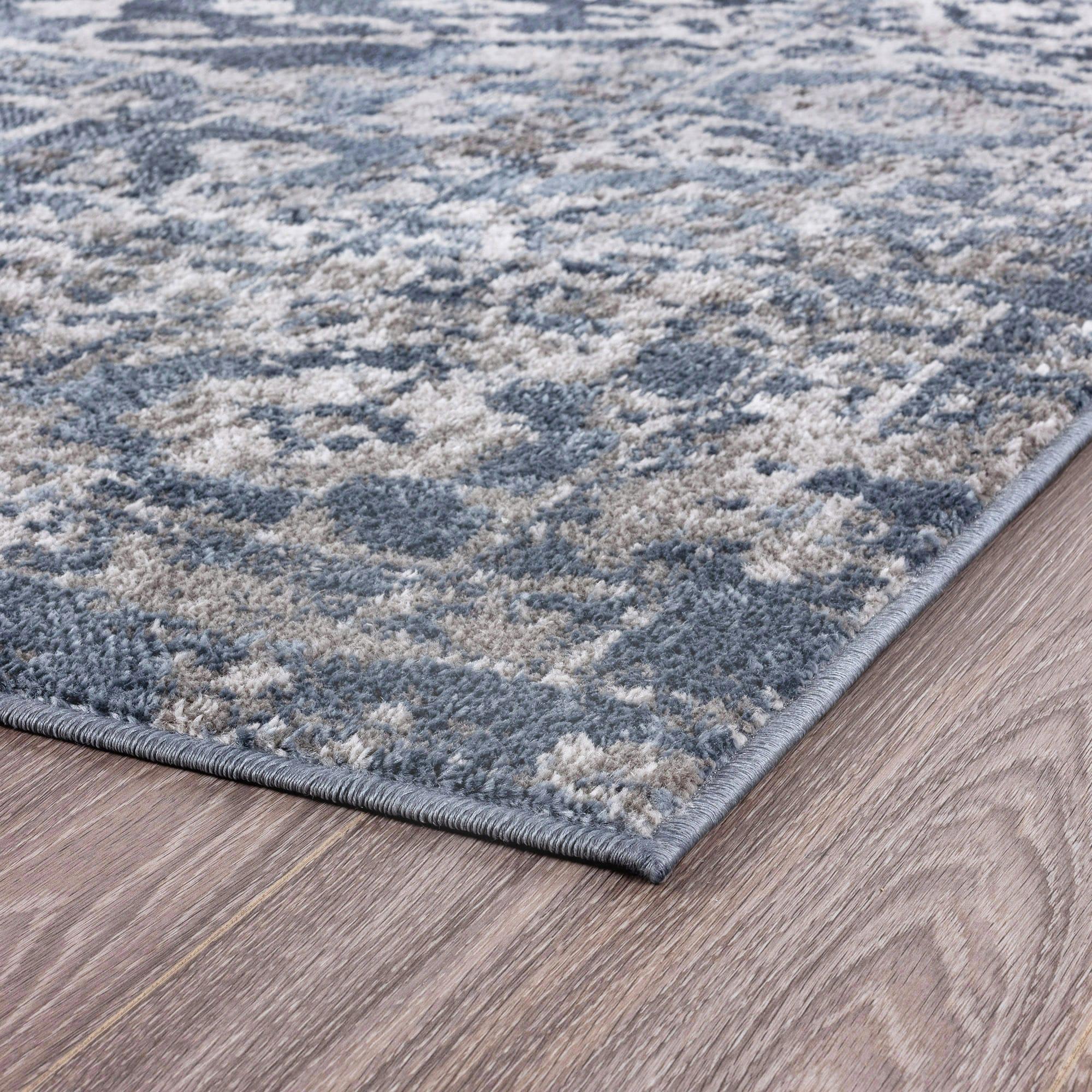 Tayse Nexus Area Rug NEX1701 Traditional Blue Faded Vintage 5' 3" x 7' 3" Rectangle