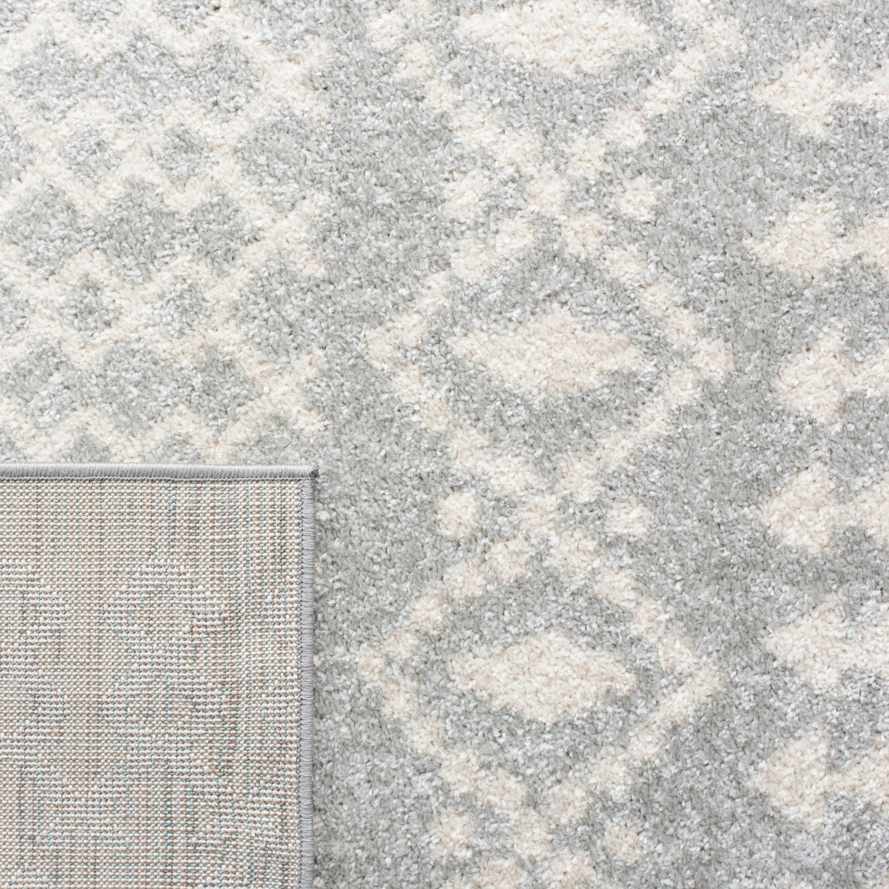 Tulum TUL240 Power Loomed Indoor Area Rug - Light Grey/Ivory - 5'3"x7'6" - Safavieh