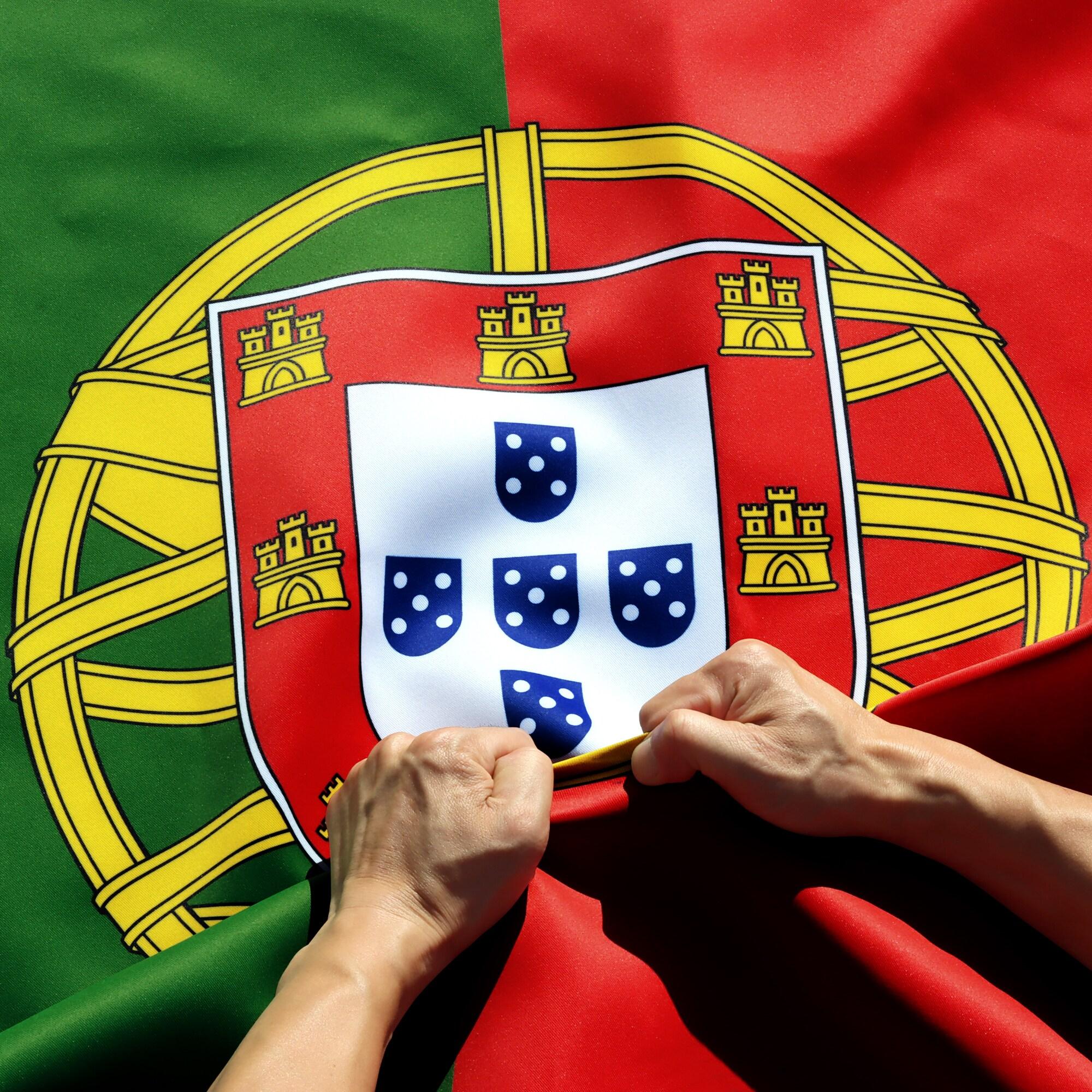 Anley Rip-Proof Double Sided 3-Ply Portugal Flag 3x5 Foot - Portuguese National Flags