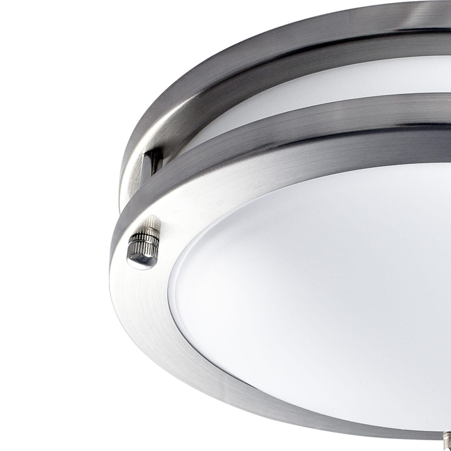 Luxrite 10 Inch Dimmable LED Flush Mount Ceiling Light, 14W, Variable Color Temperature, 1050 Lumens