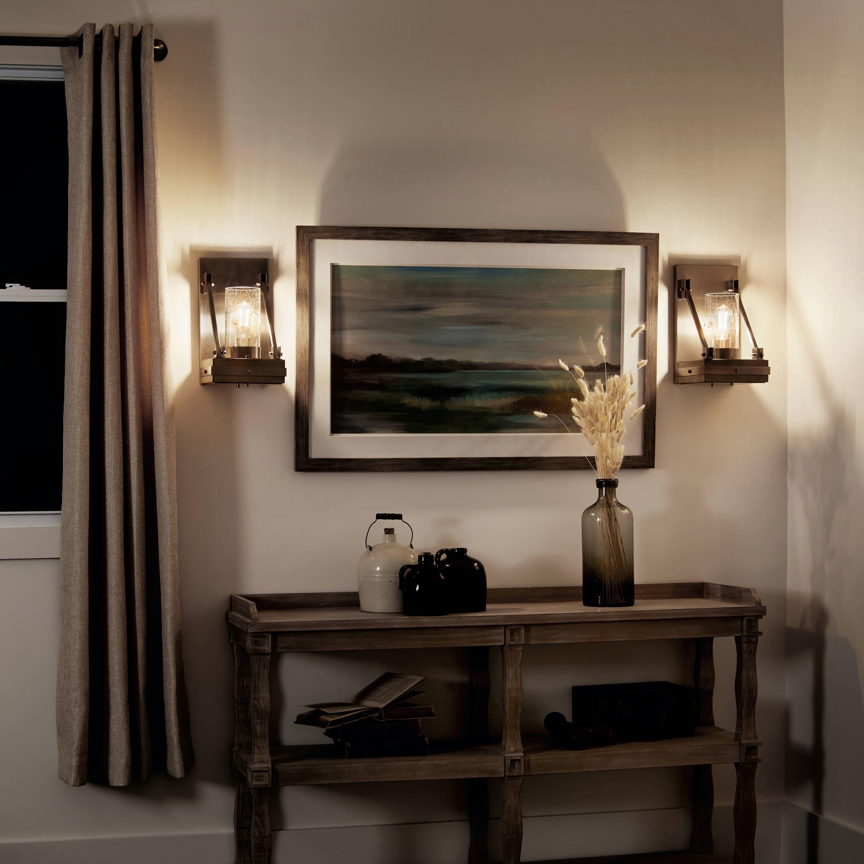Kichler Lighting Colerne 1 - Light Sconce in  Classic Pewter