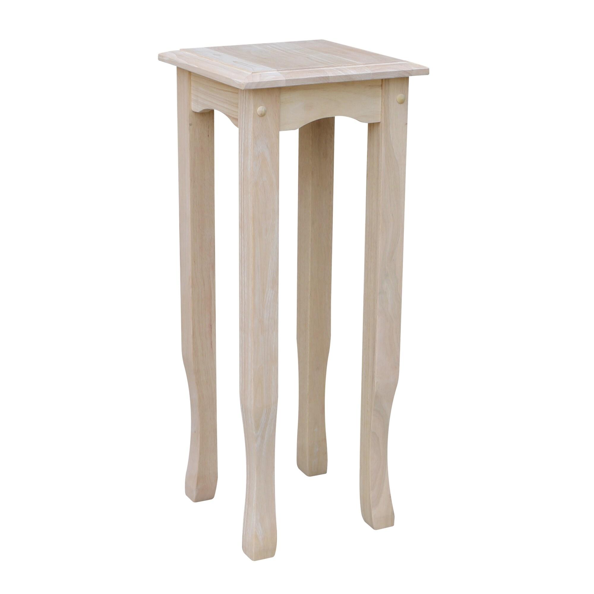 30" Tea Table Unfinished - International Concepts