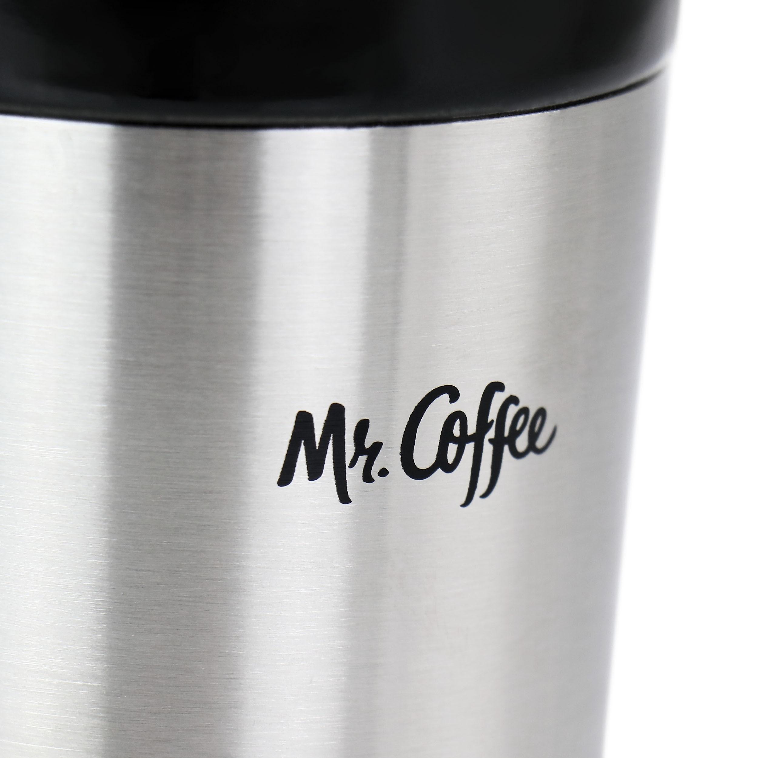 Mr. Coffee 16 Oz Stainless Steel Travel Mug