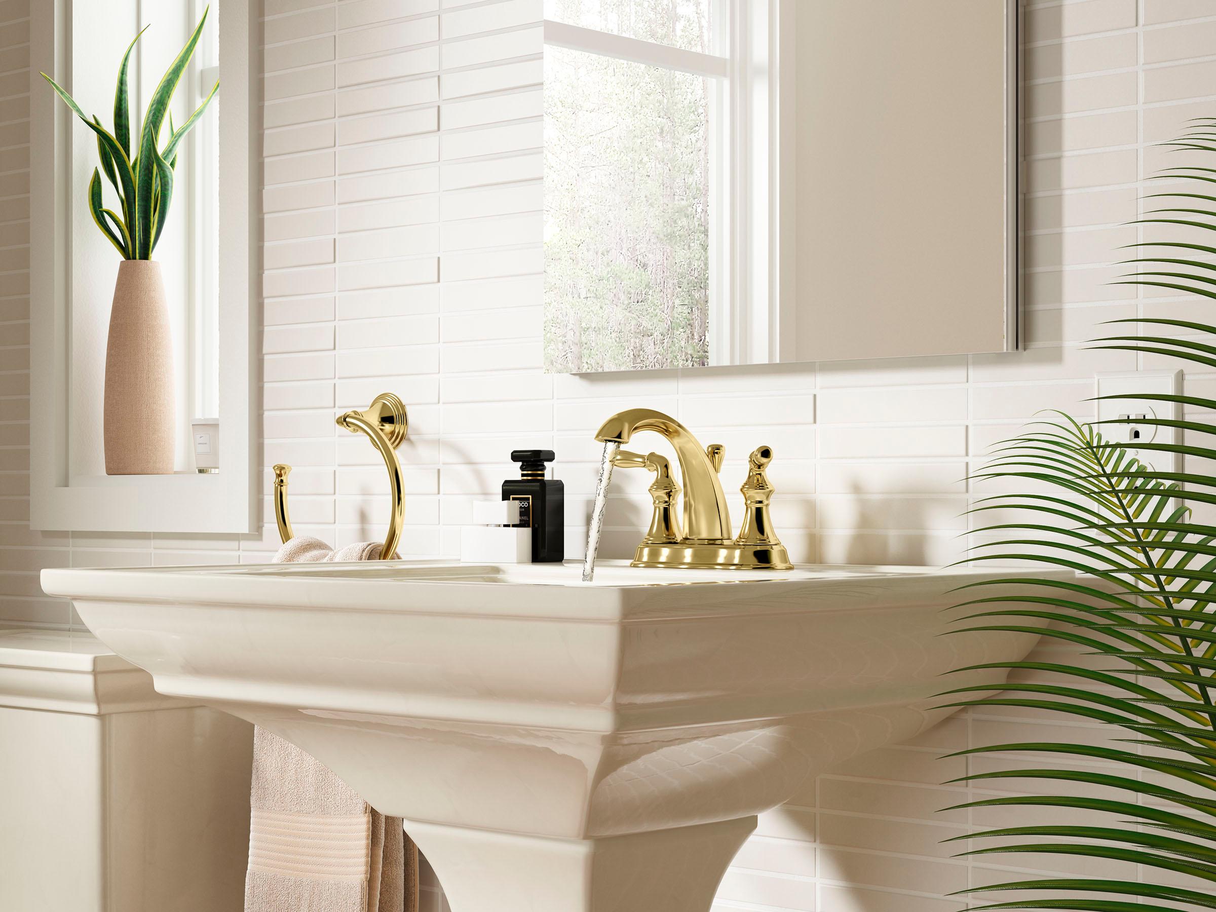 Kohler Devonshire Centerset Bathroom Sink Faucet, 1.2 gpm