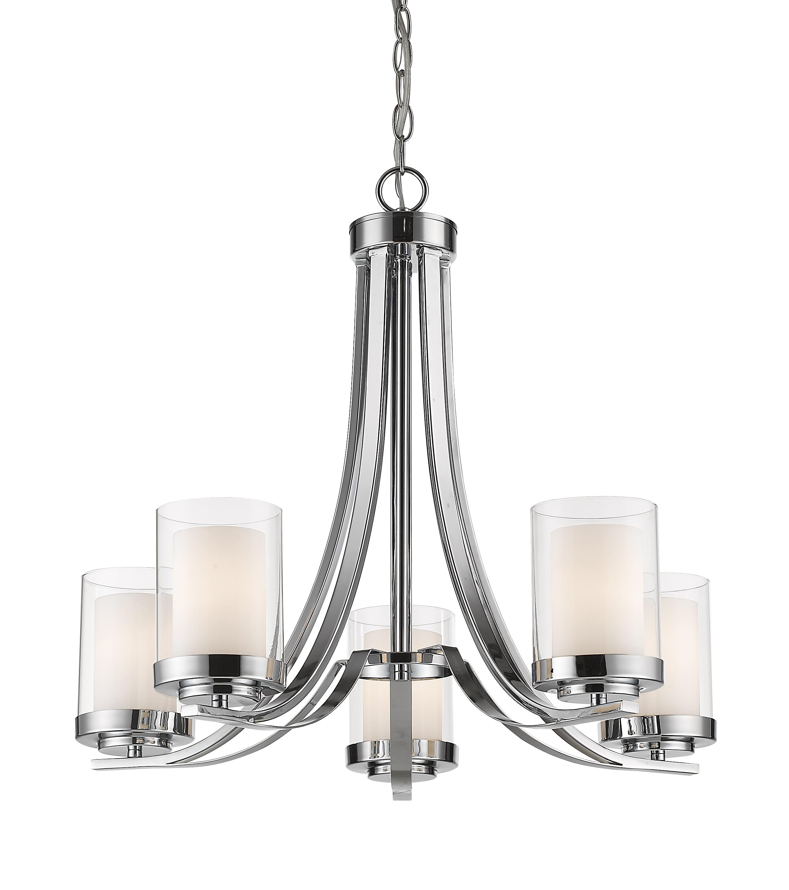 Z-Lite Willow 5 - Light Chandelier in  Chrome