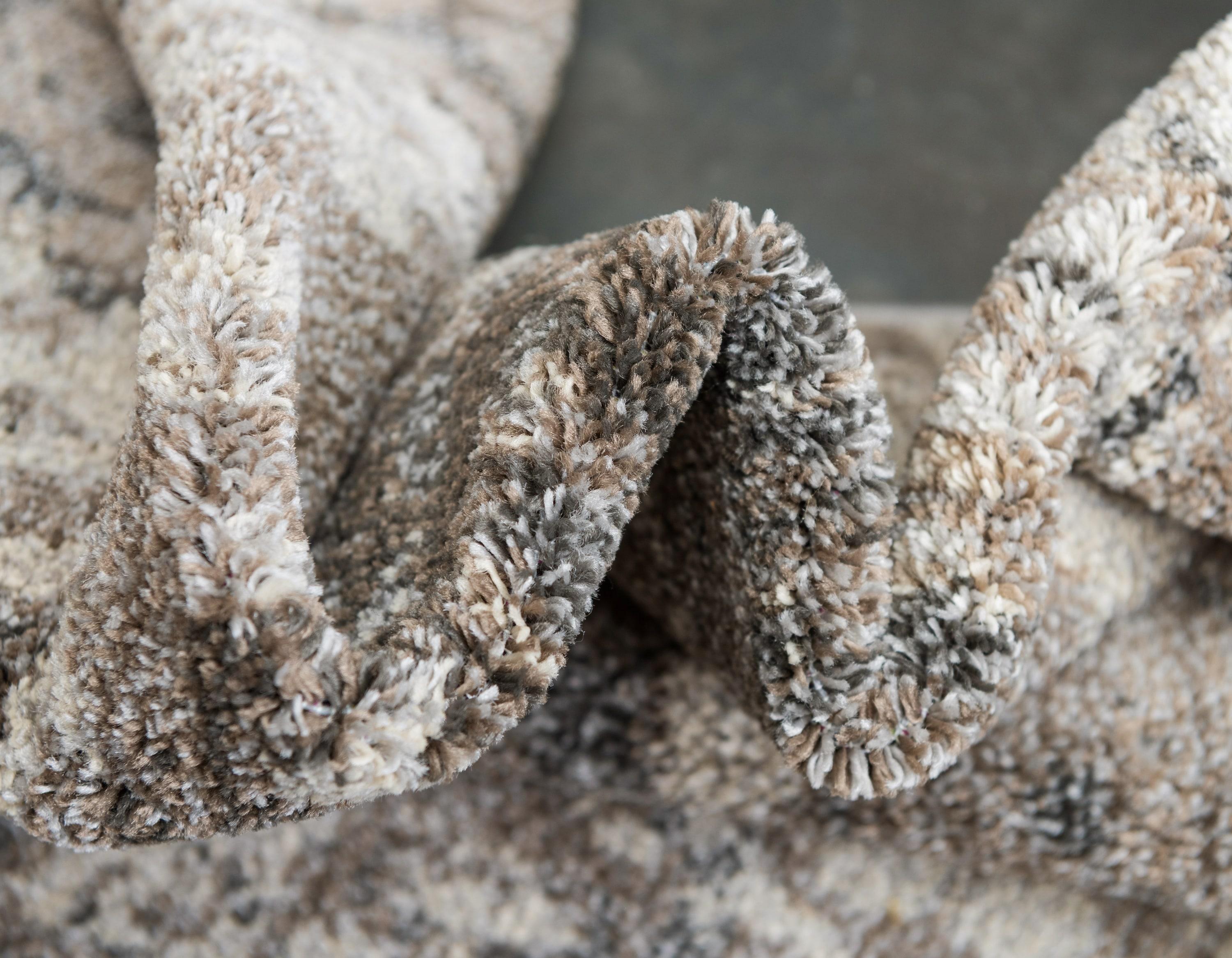 Unique Loom 5' 1 x 8' 0 Gray Chromatic Stormy Area Rug