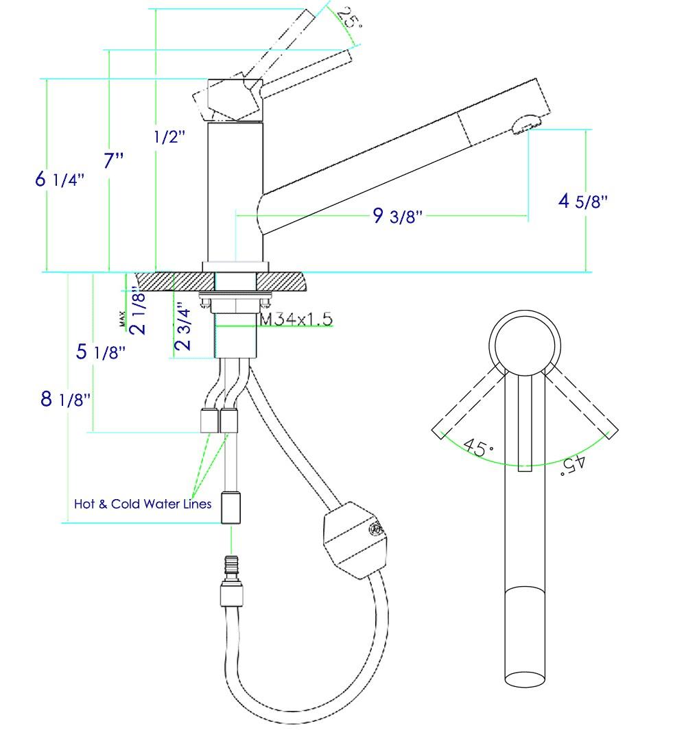 Alfi Brand Kitchen Faucet