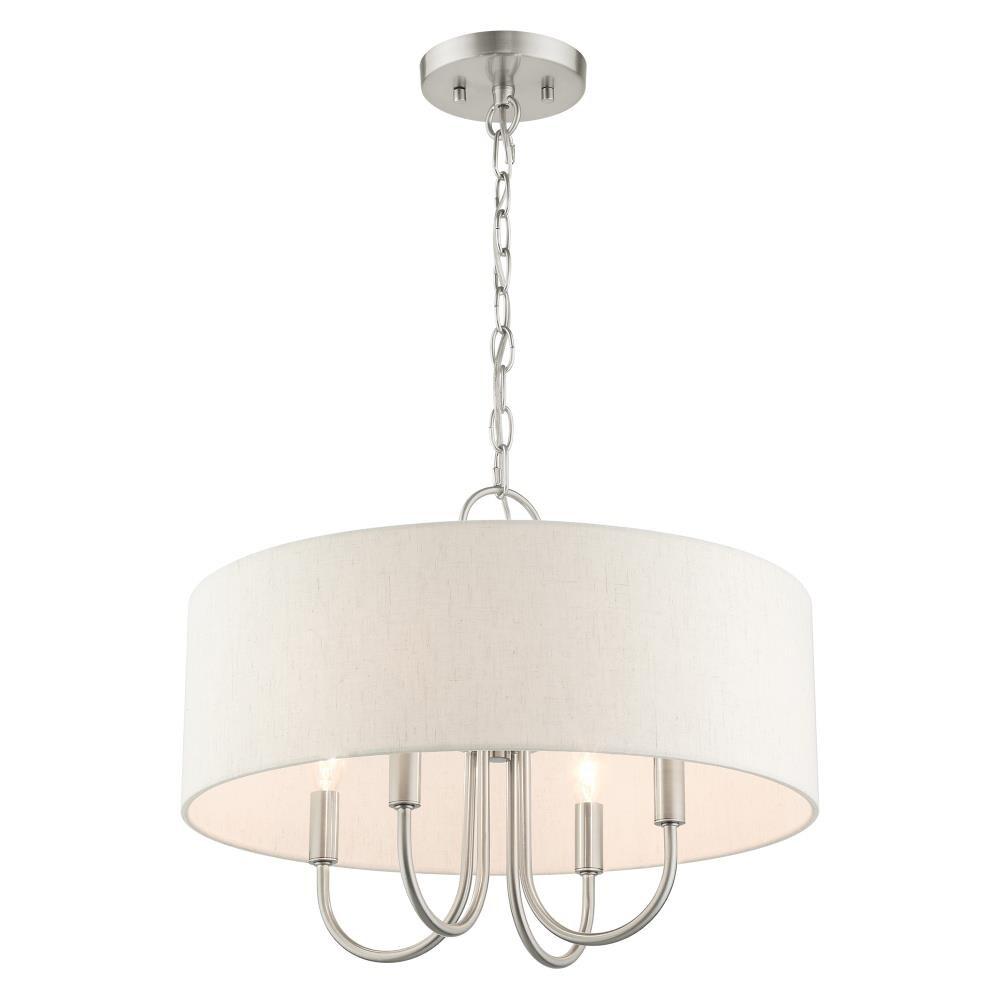 Livex Lighting Blossom 4 - Light Pendant in Brushed Nickel
