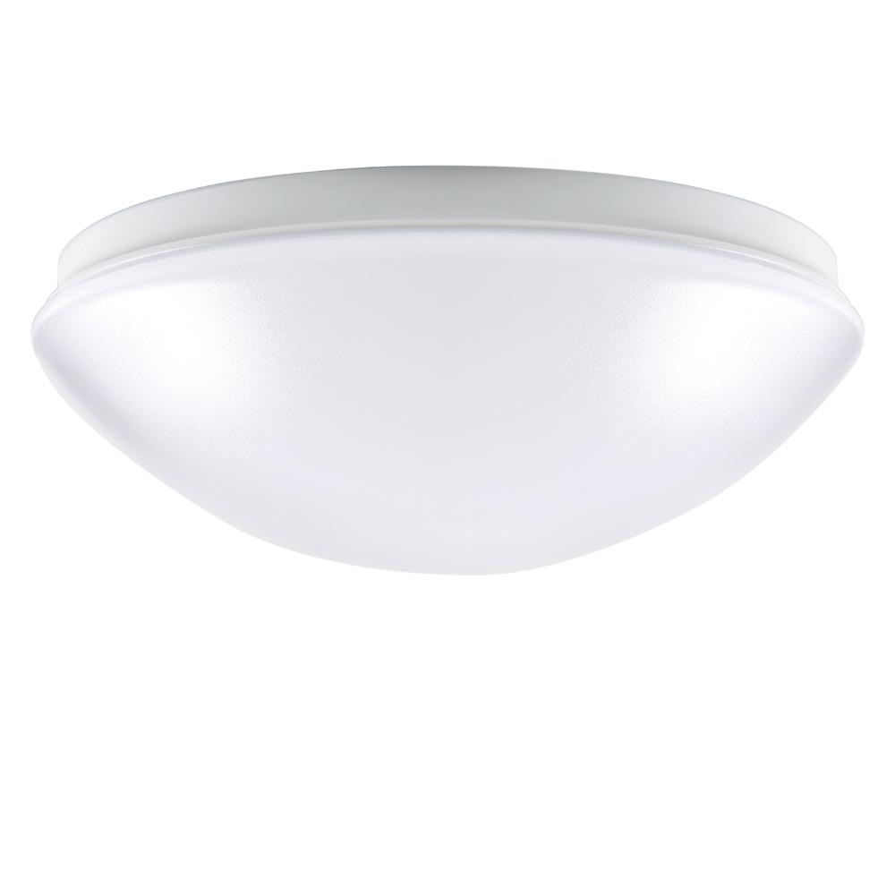 Designers Fountain DF LED Flushmount 1 -Light 14-in White Integrated LED Flush Mount Light