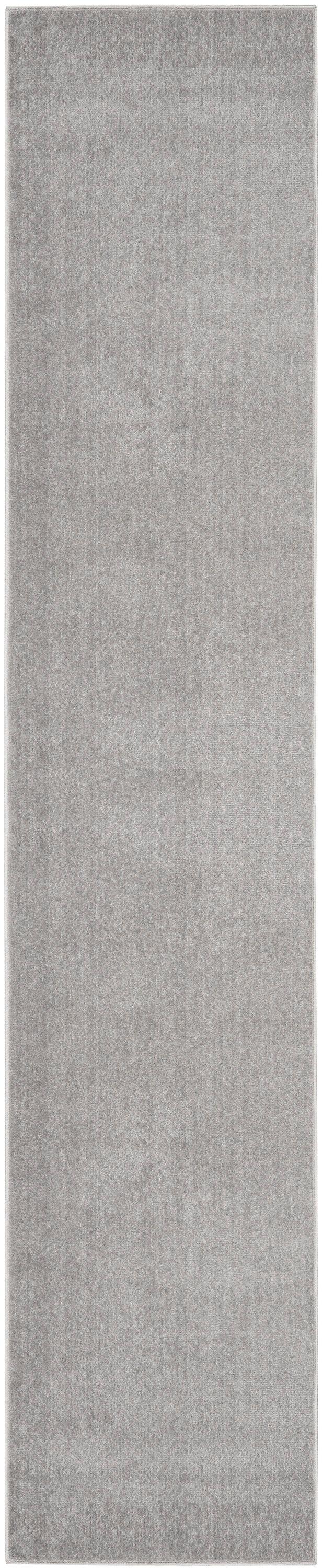 Nourison Essentials Indoor/Outdoor Silver Grey 2'2" x 20 Area Rug, (2x20)