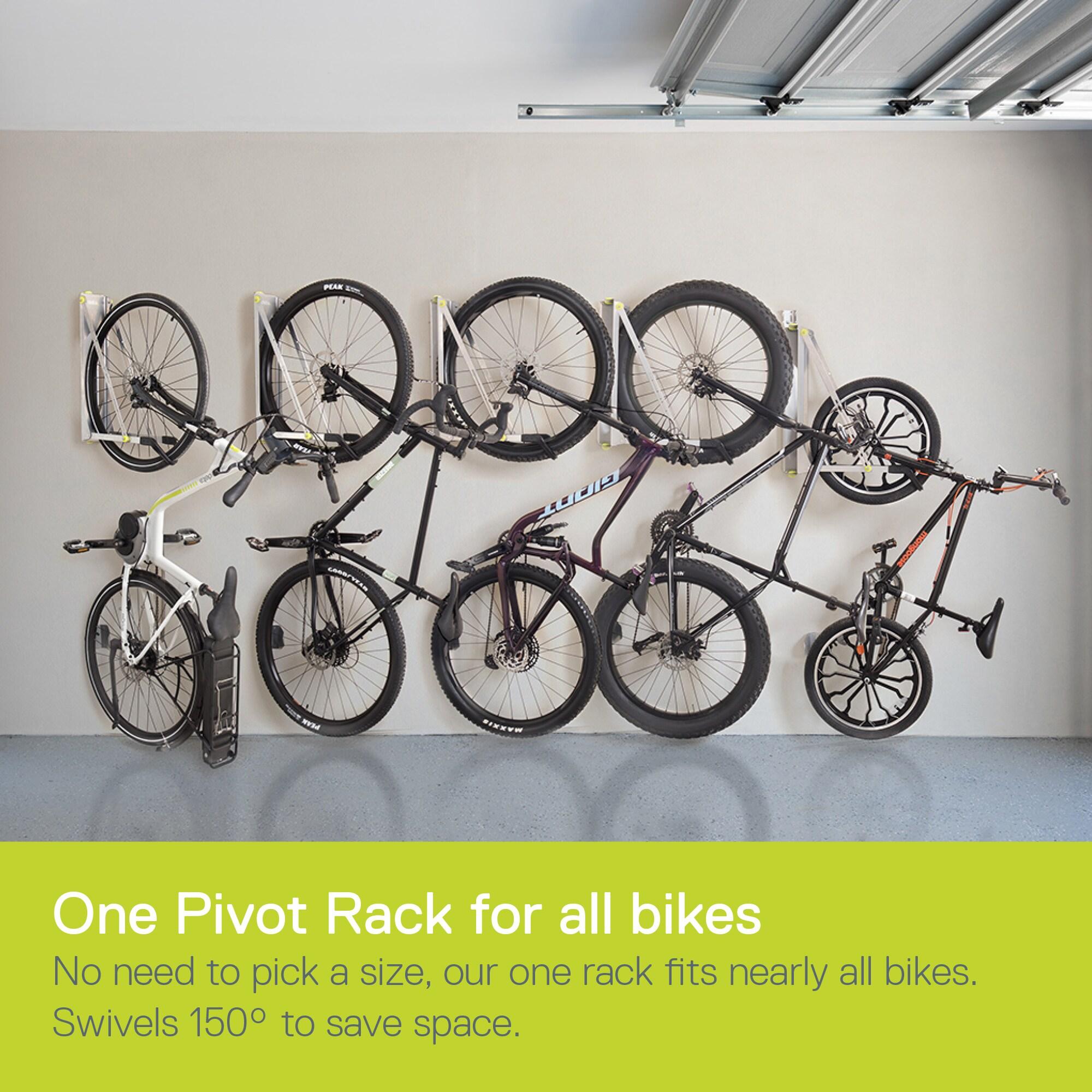 Pivot Steel Wall Mounted Bike Rack