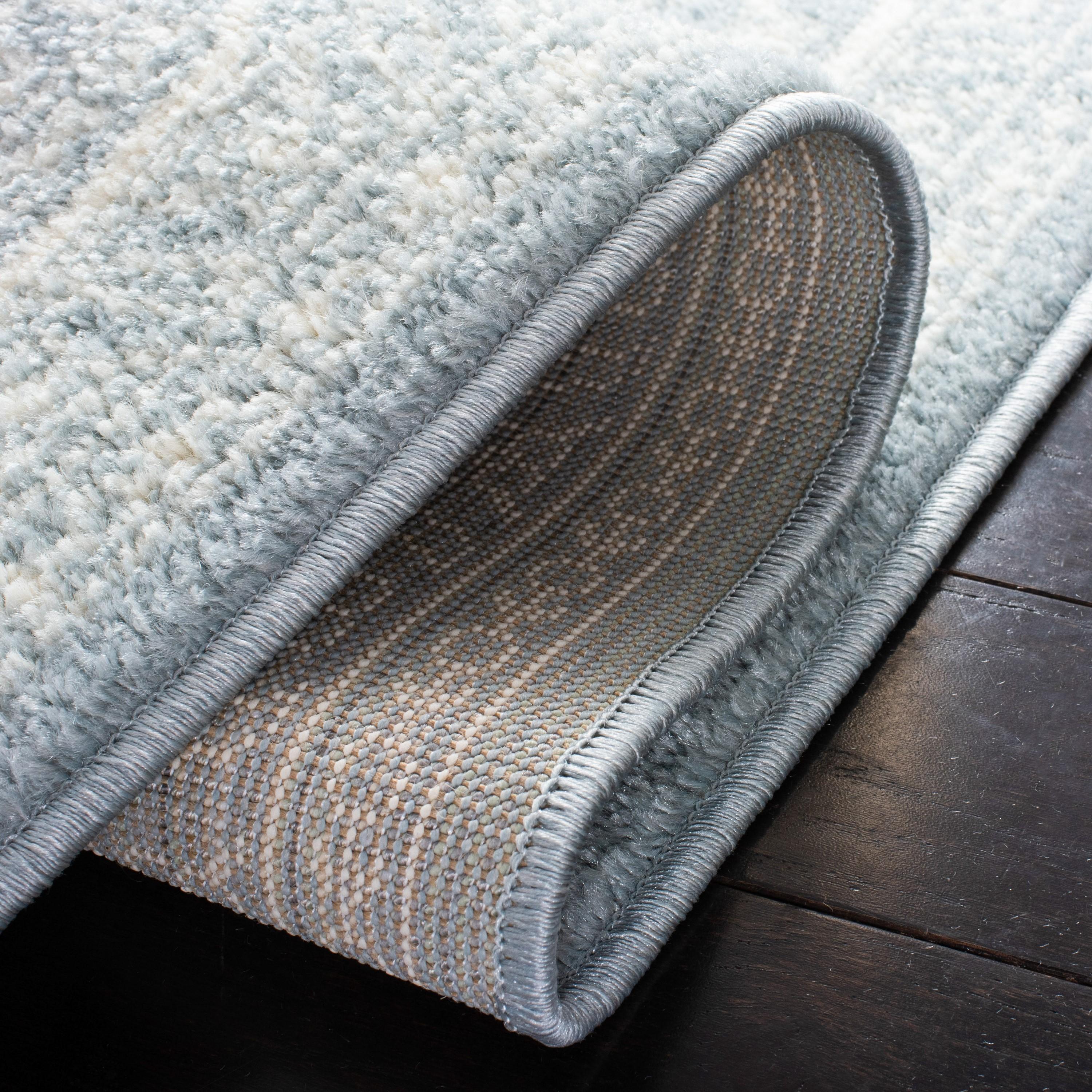 Adirondack ADR108 Power Loomed Area Rug - Slate/Ivory - 6'x6' - Safavieh.