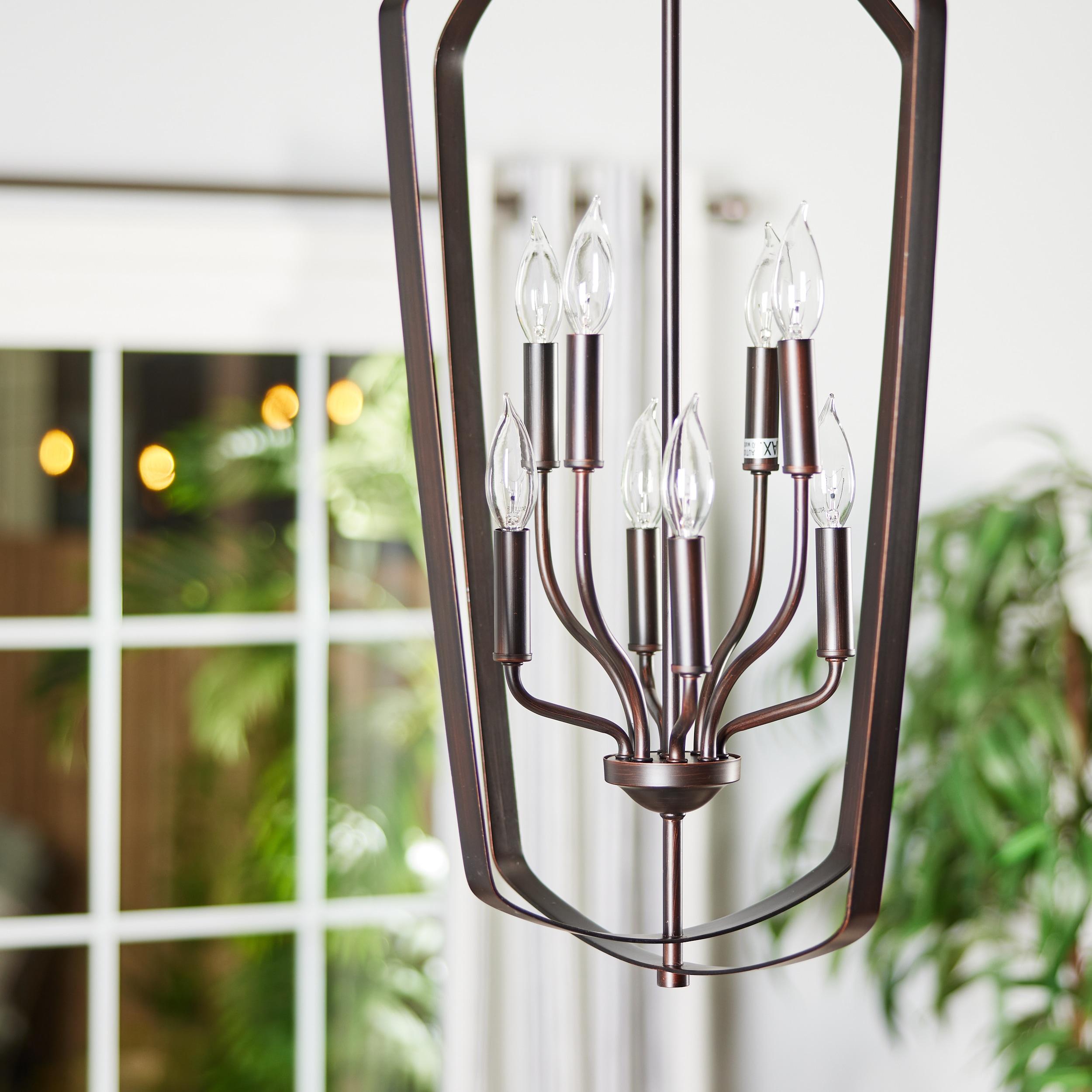 Romee 8-Light Bronze Aluminum Indoor/Outdoor Pendant
