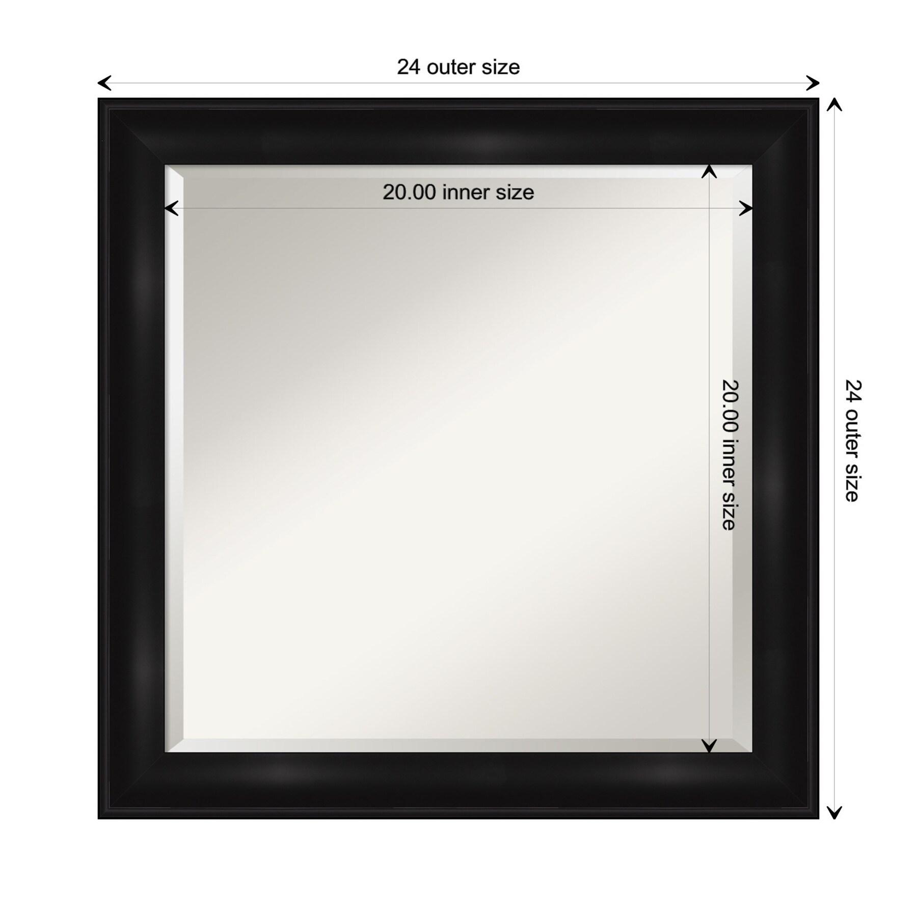 Amanti Art Dsw4593561 23-7/8" Square Beveled Polystyrene Framed Wall Mounted Bathroom