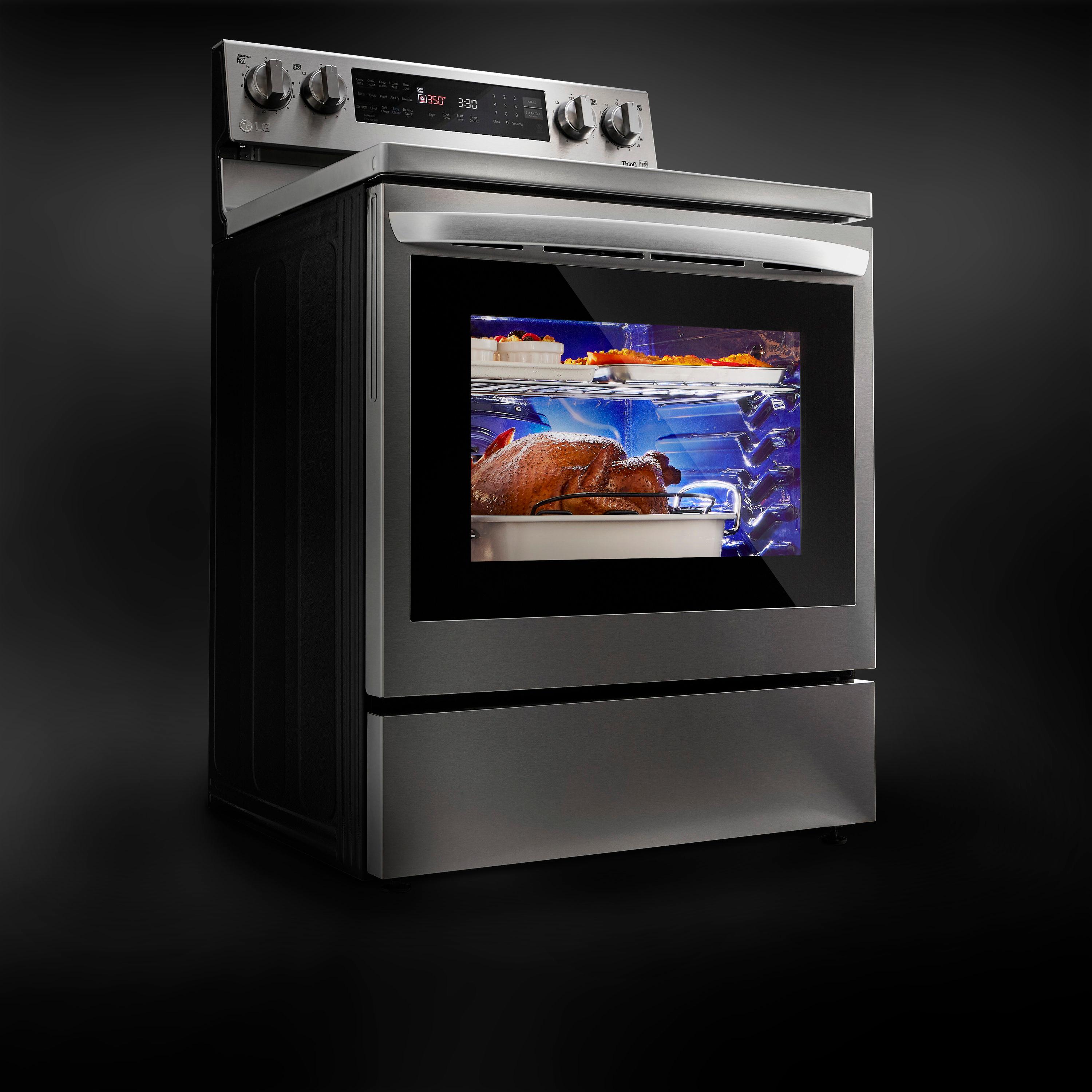 30" 6.3 cu. ft. Smart Freestanding Electric