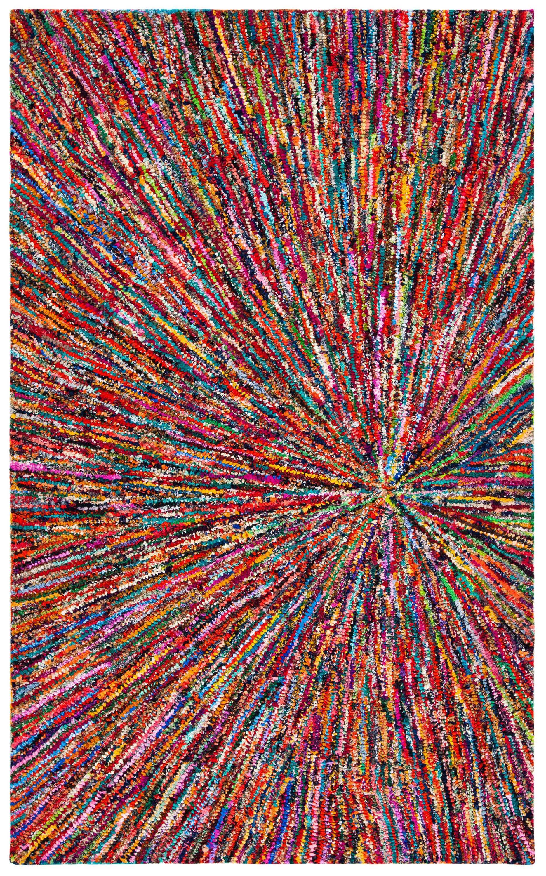 Nantucket NAN319 Hand Tufted Indoor Area Rug - Multi - 9'x12' - Safavieh