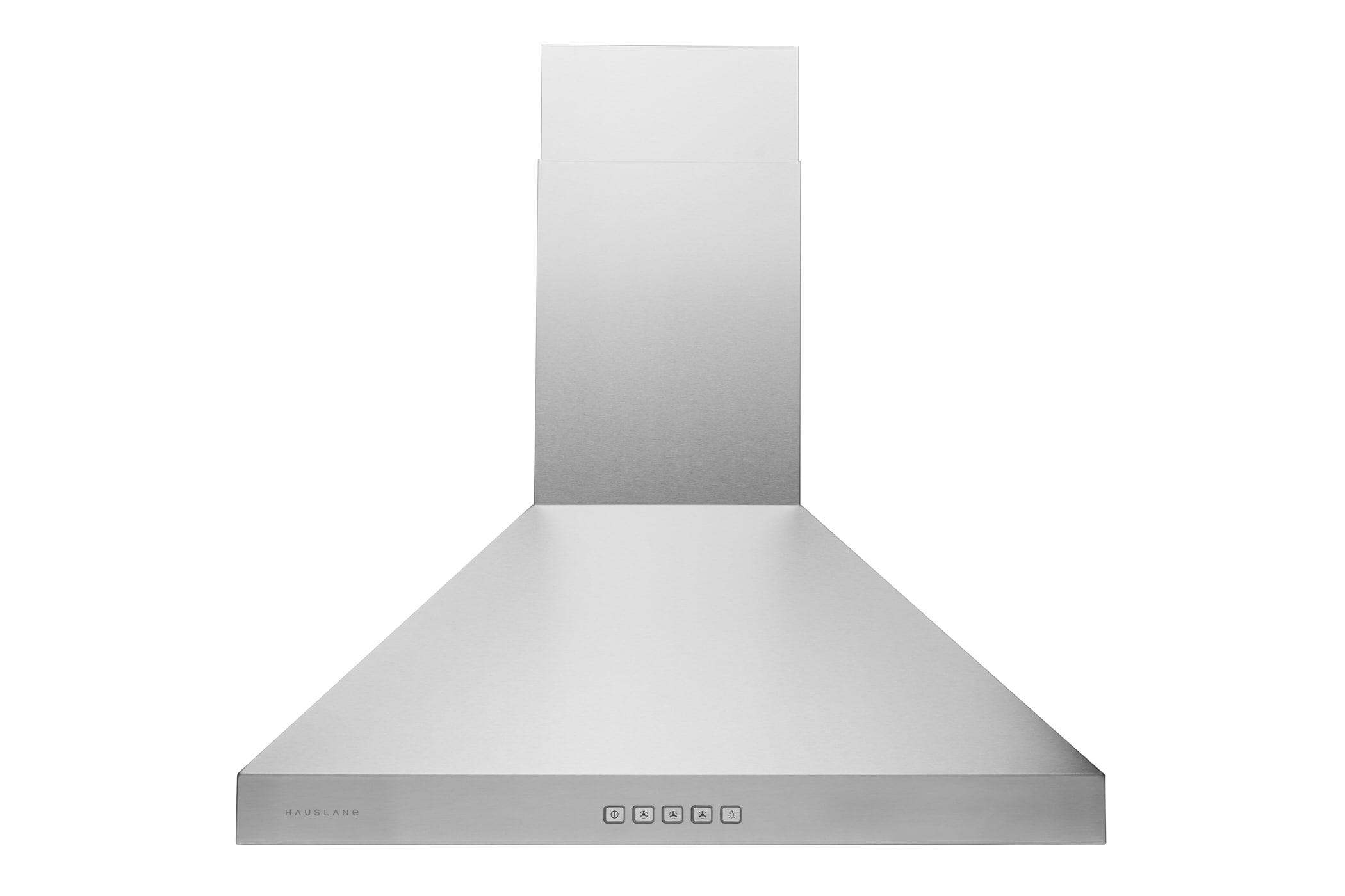 Hauslane 30" Stainless Steel Convertible Wall Range Hood with Baffle Filter