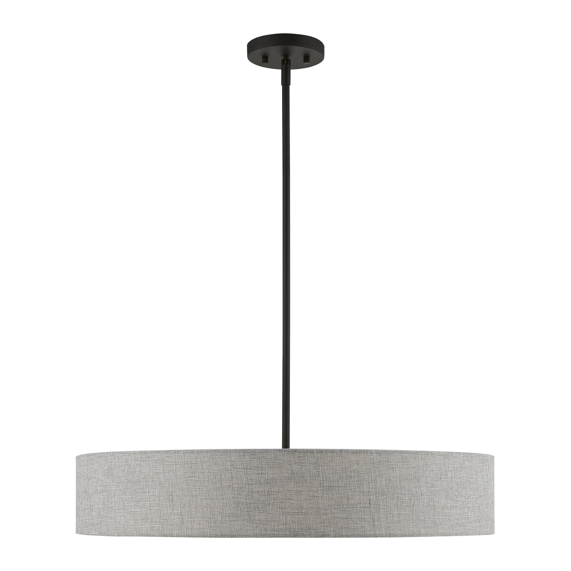 Livex Lighting Elmhurst 5 - Light Pendant in  Black