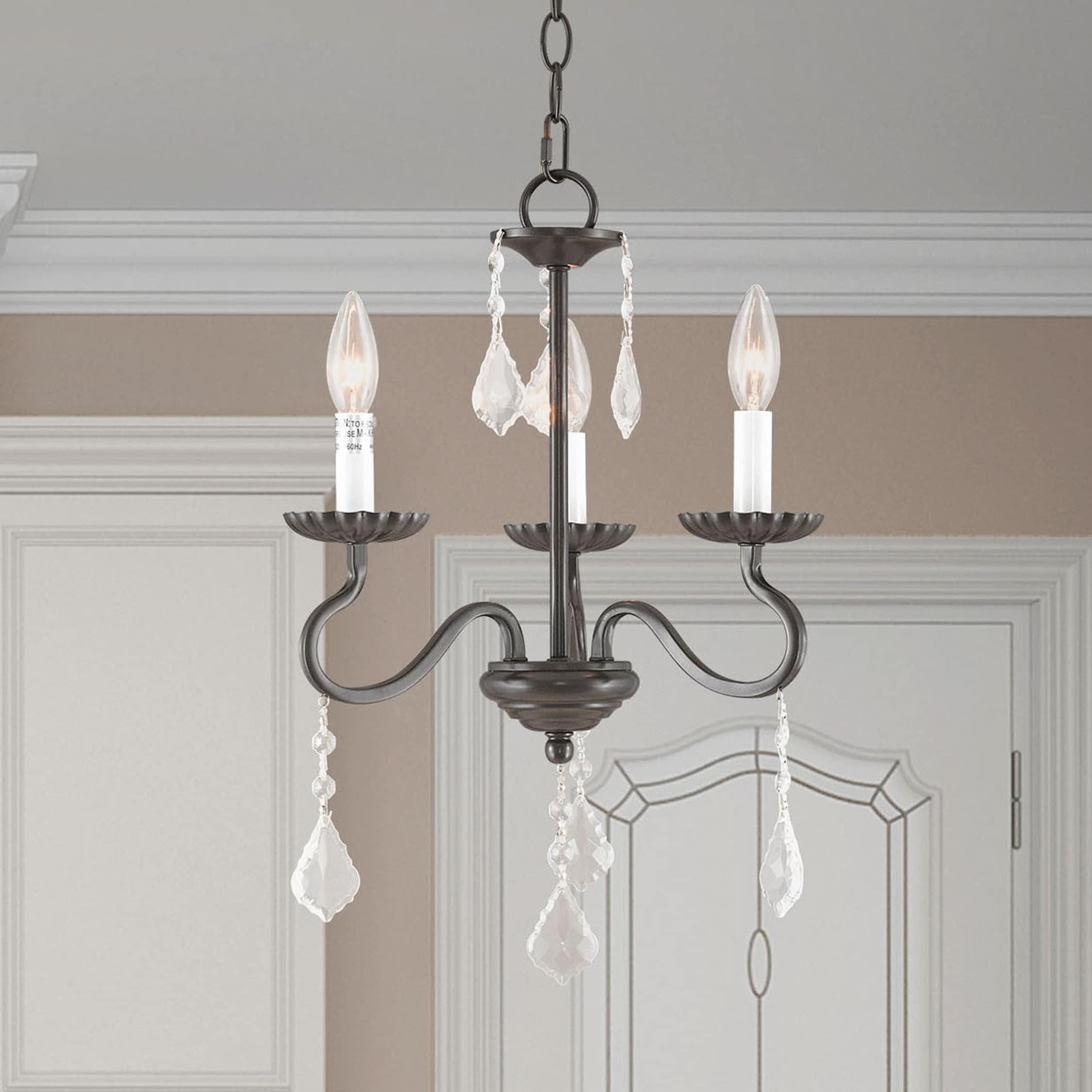 Livex Lighting - Callisto - 3 Light Mini Chandelier in Traditional Style - 14