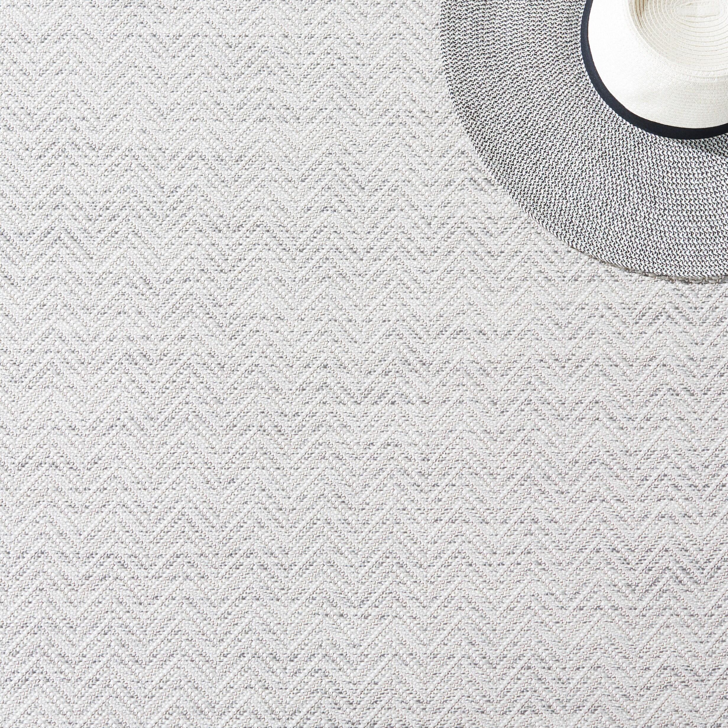 Hampton HTN233 Power Loomed Indoor/Outdoor Area Rug - Ivory/Multi - 6'5"x6'5" - Safavieh..