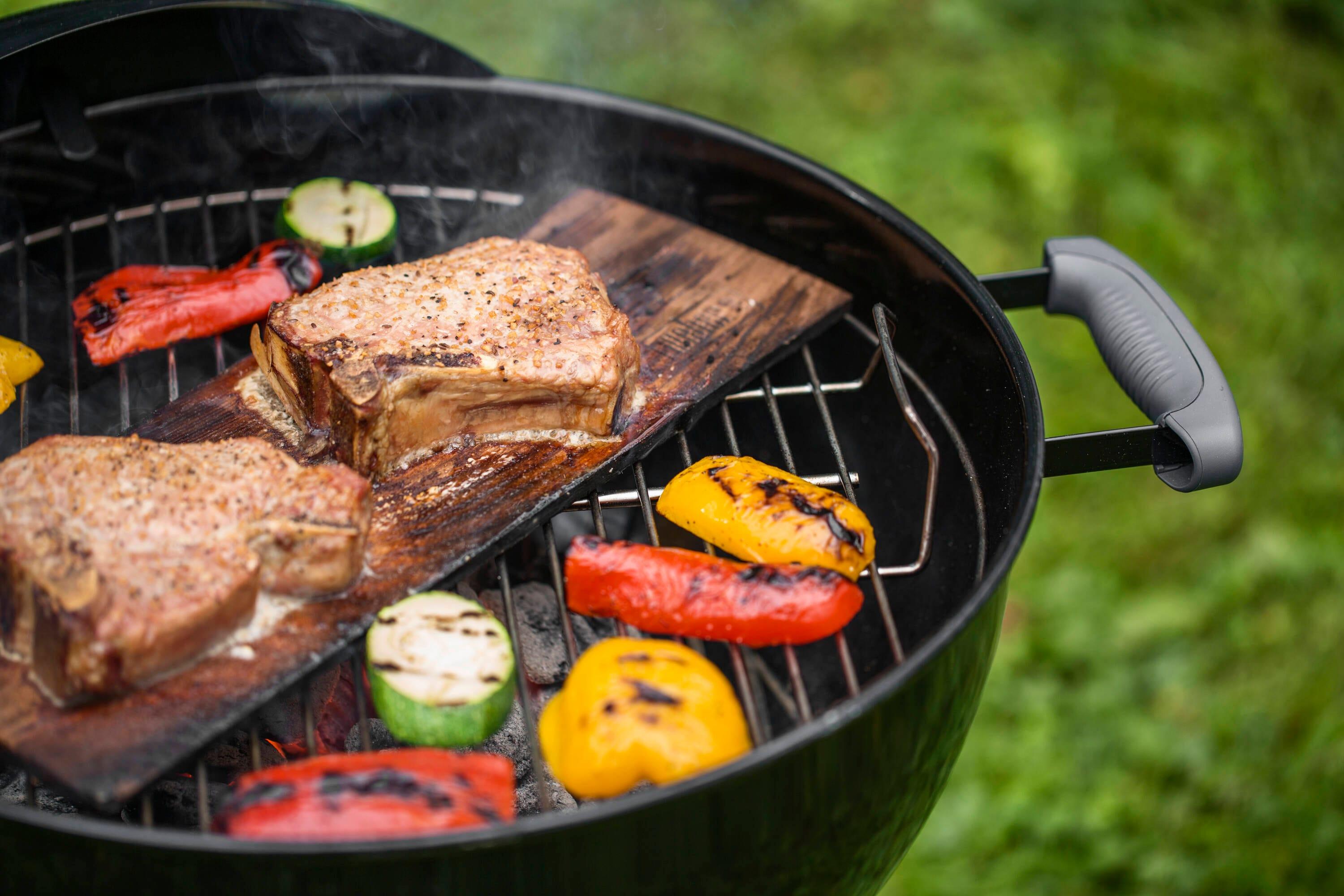 Weber Original Kettle Premium 22-Inch Charcoal Grill - Black - 14401001