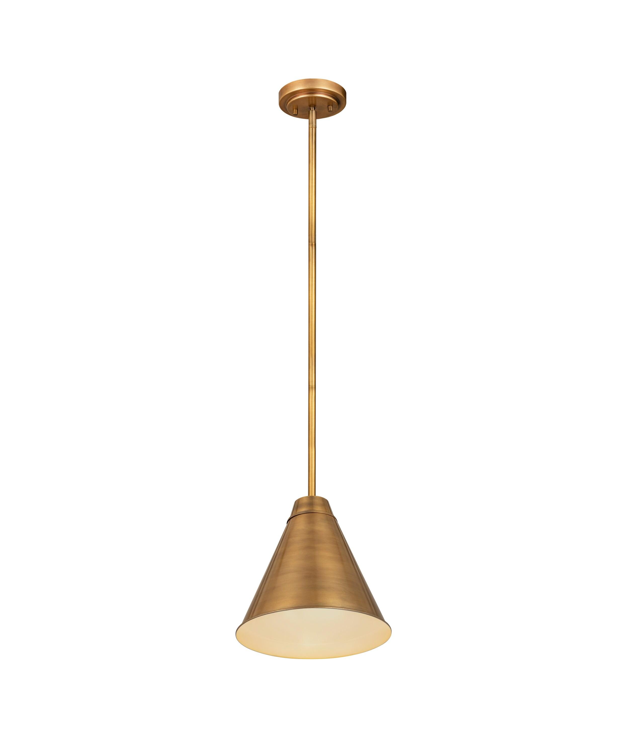 Z-Lite Eaton 1 - Light Pendant in  Rubbed Brass