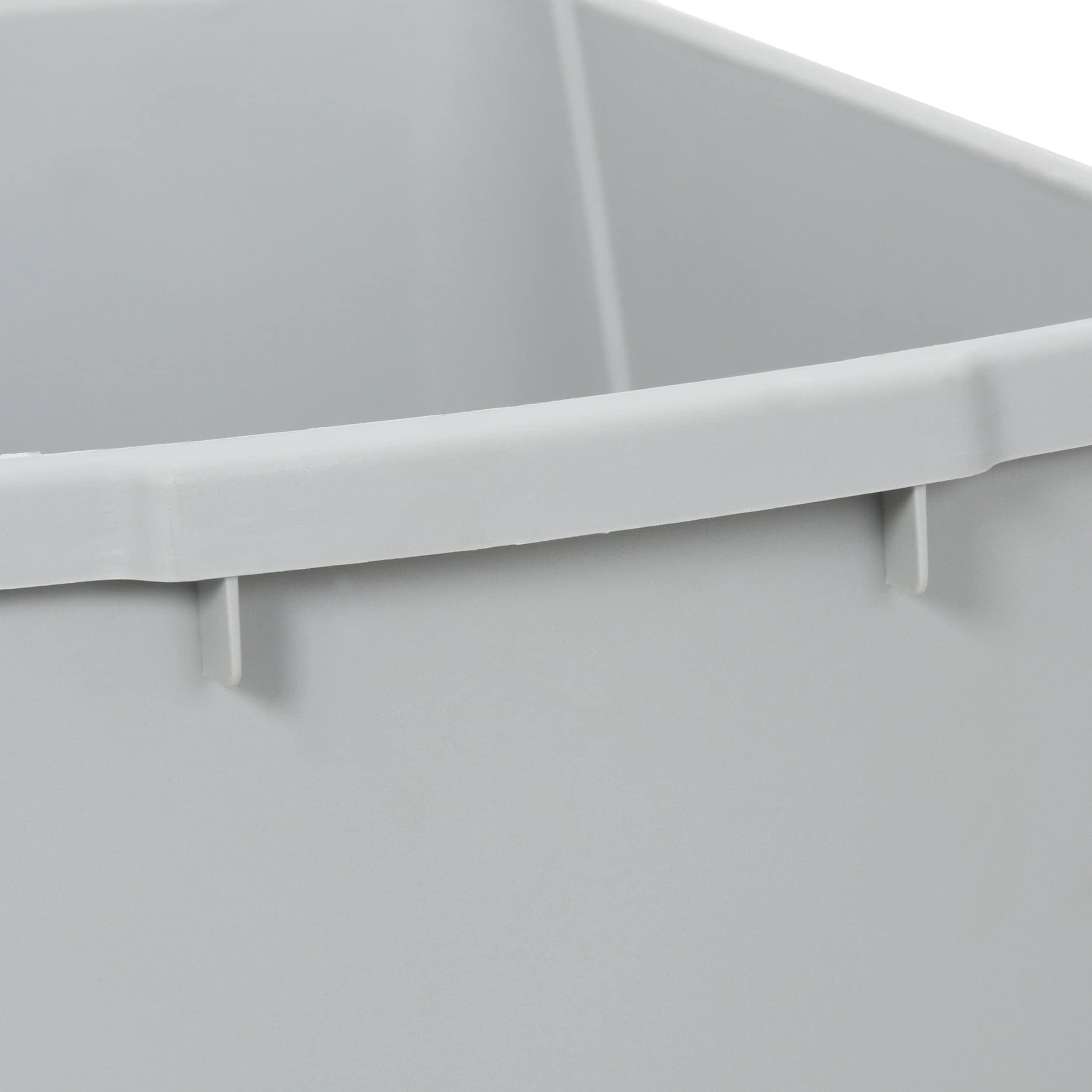 Plastic Open Trash Can - 8.75 Gallons