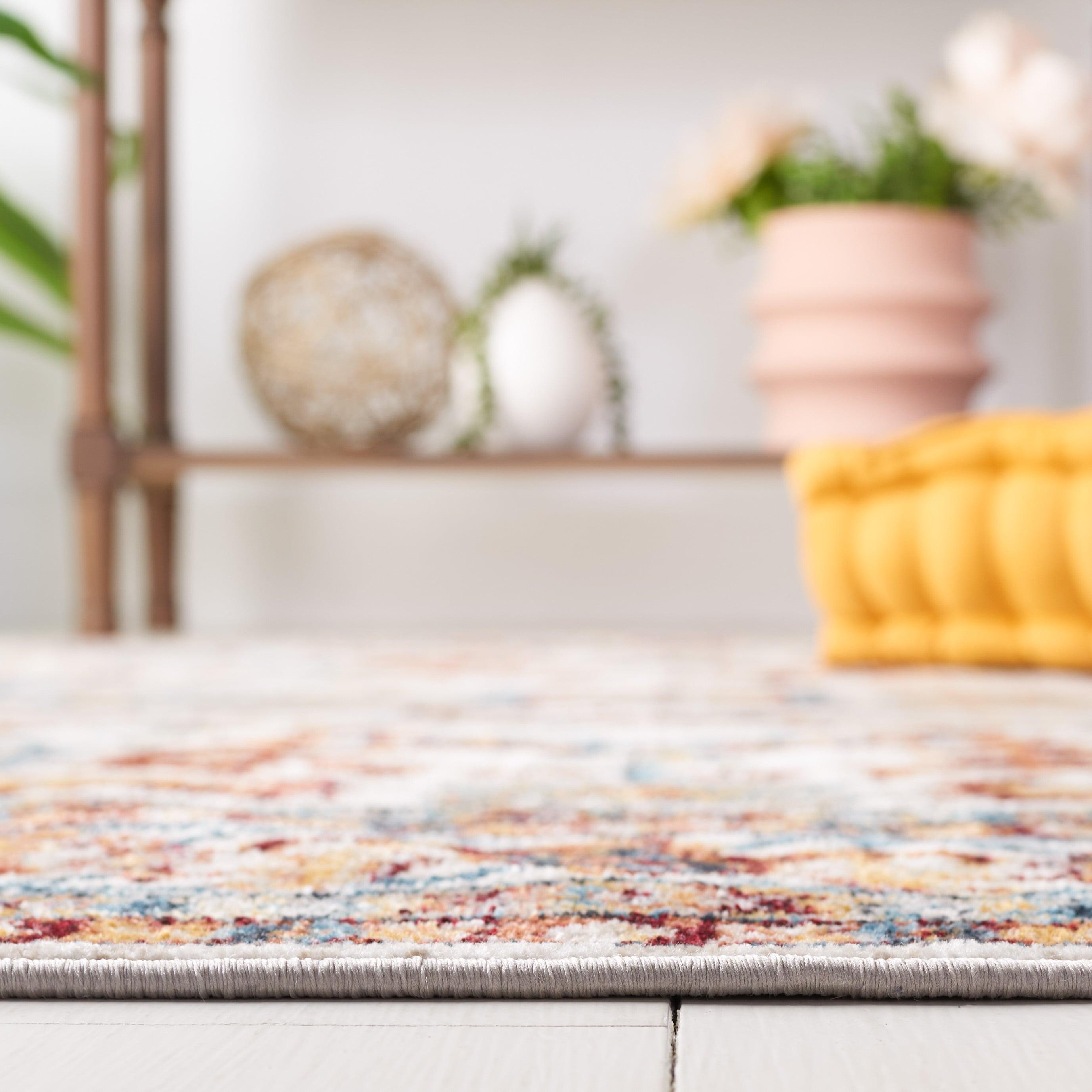 Bayside BAY112 Power Loomed Area Rug - Beige/Blue - 8'x10' - Safavieh.
