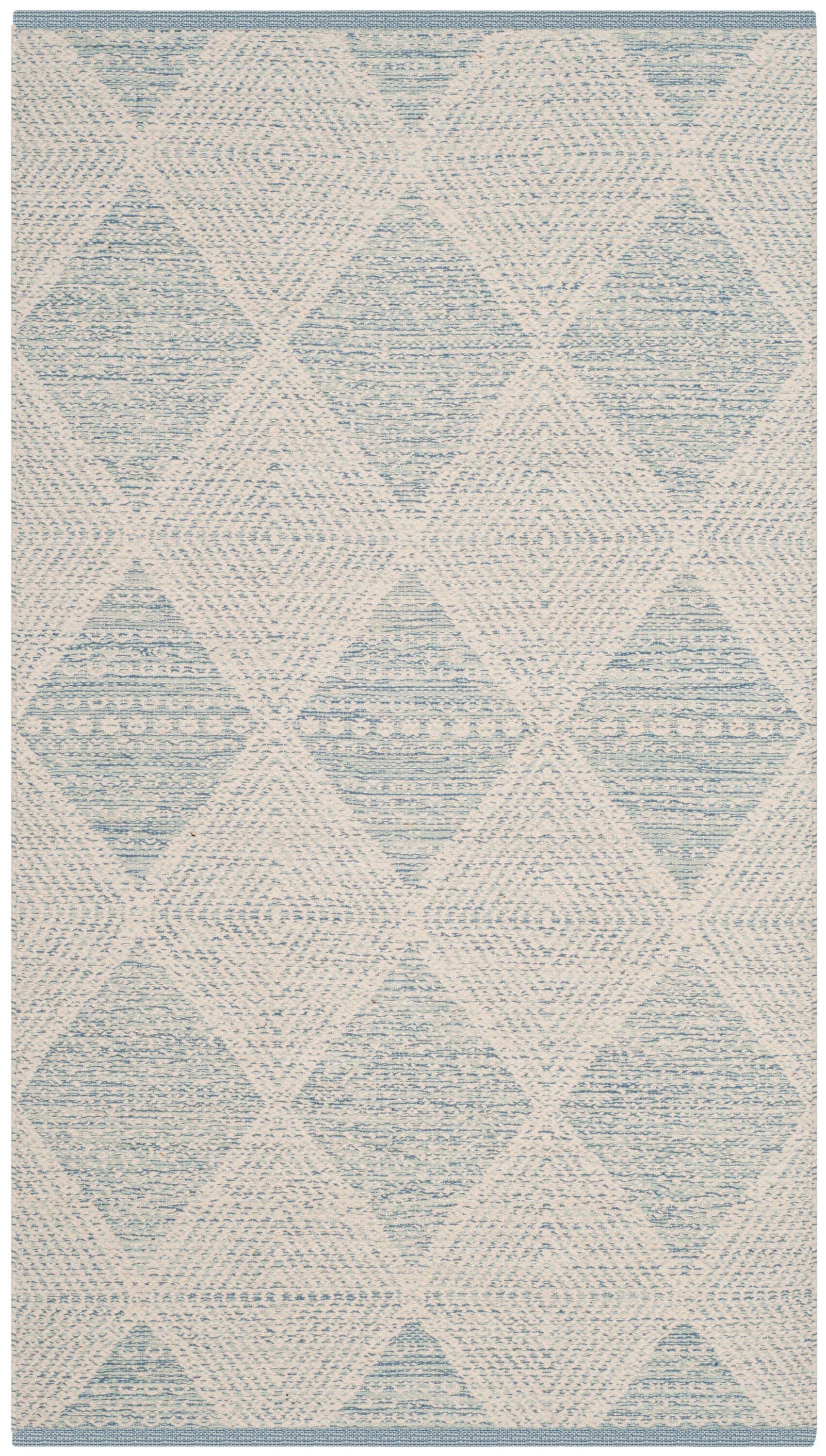 Montauk MTK822 Hand Woven Indoor Accent Rug - Light Blue - 3'x5' - Safavieh.
