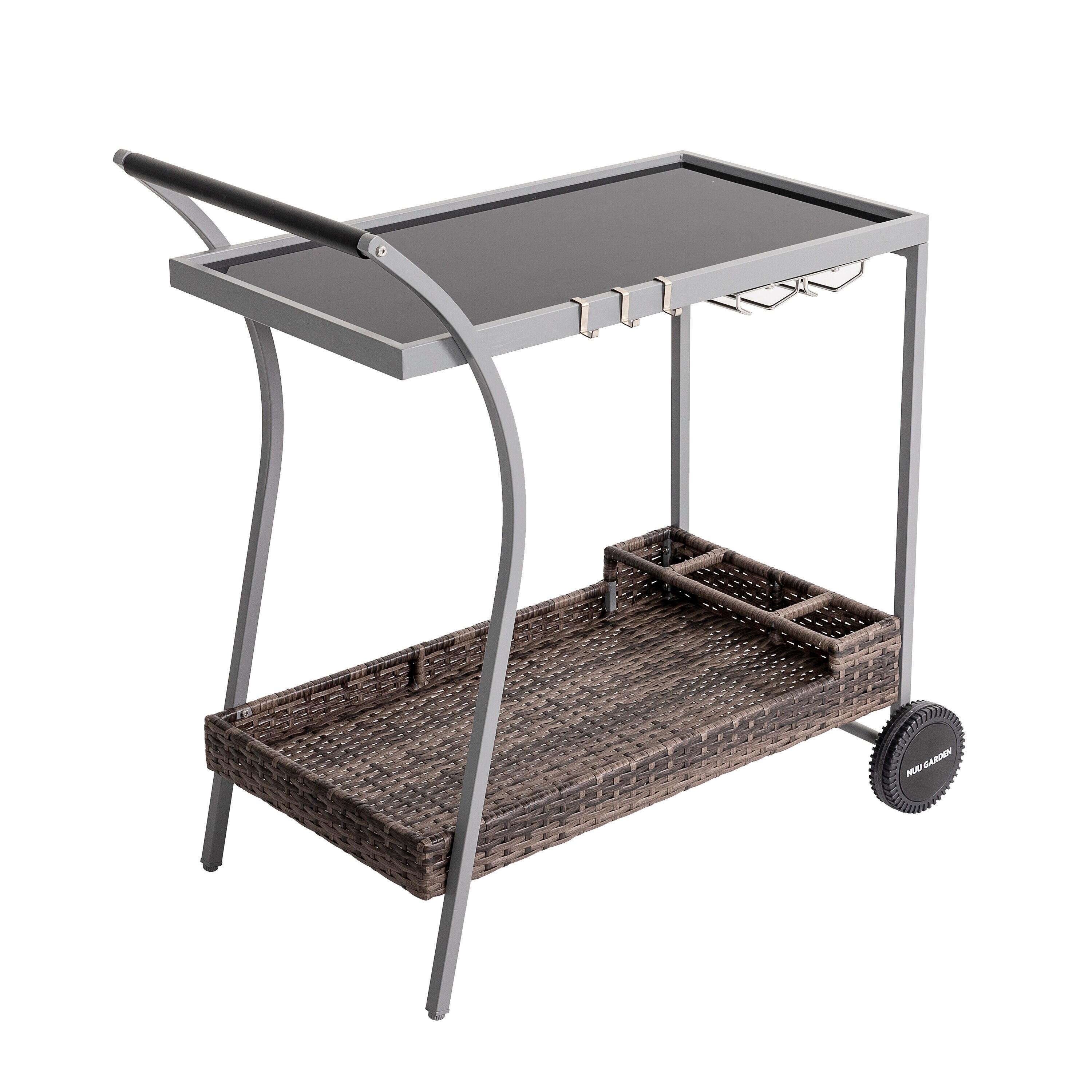 NUU GARDEN Metal Bar Cart