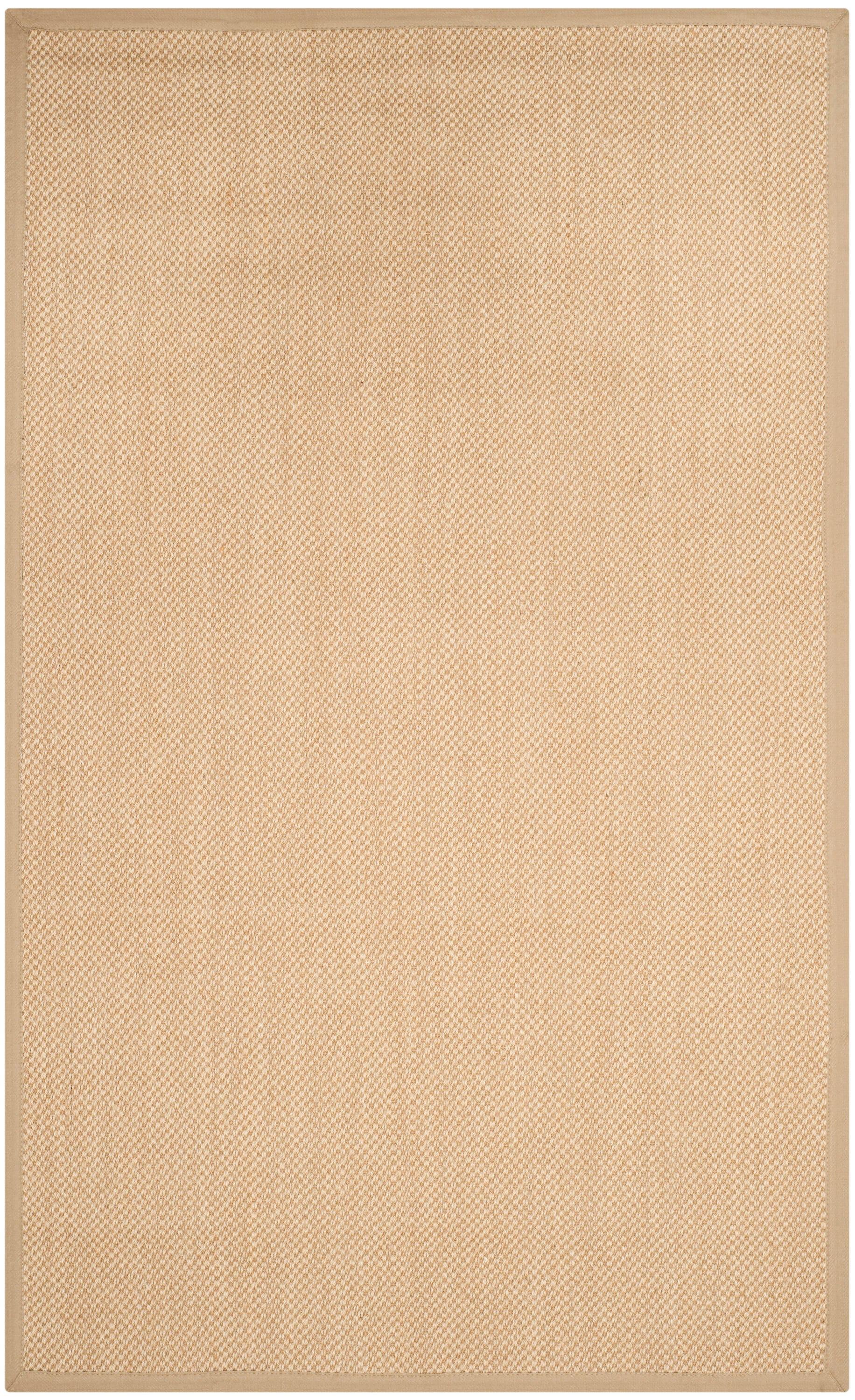 Natural Fiber NF141 Power Loomed Indoor Area Rug - Maize/Linen - 5'x8' - Safavieh.