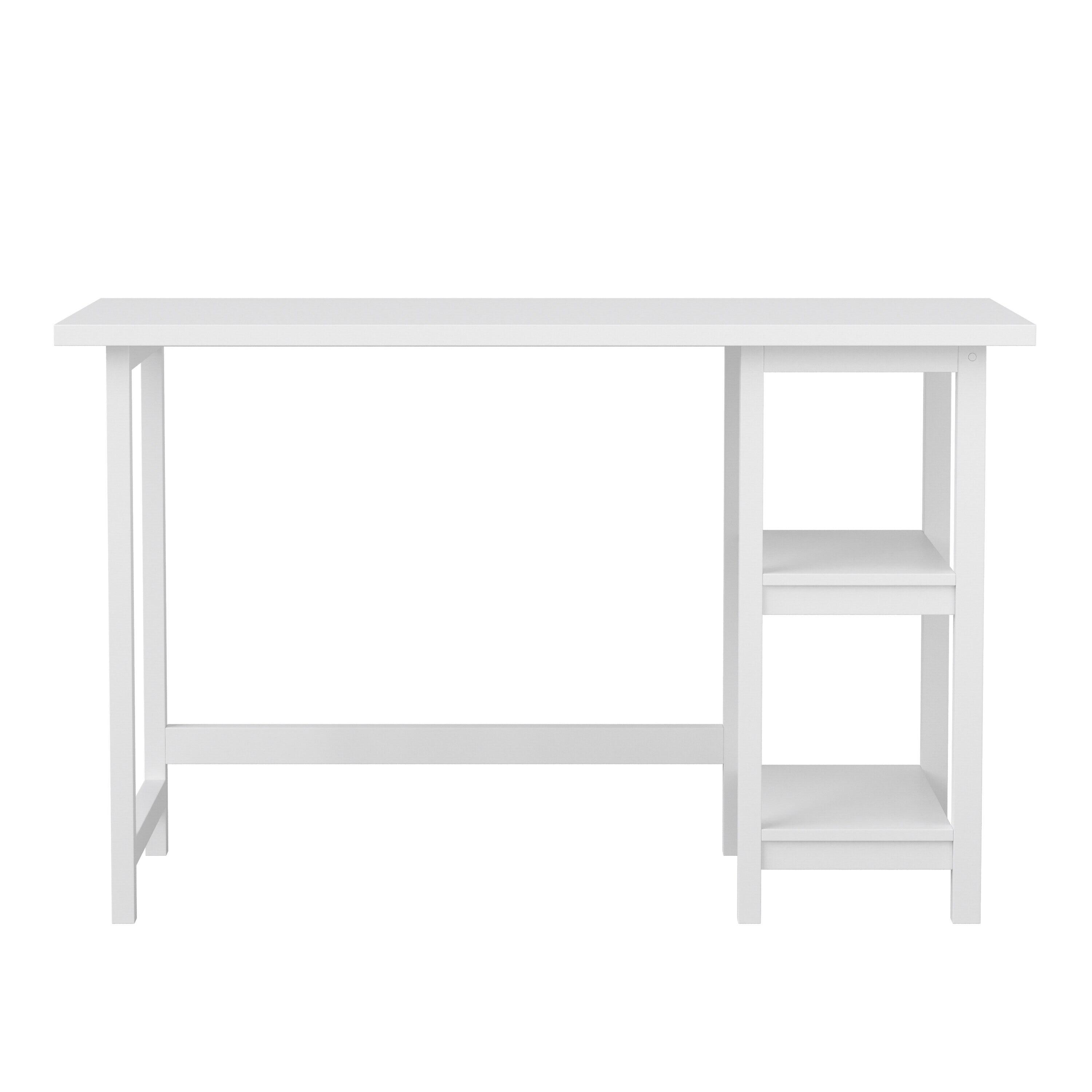 Martha Stewart Beckett Home Office Trestle Desk with Shelves