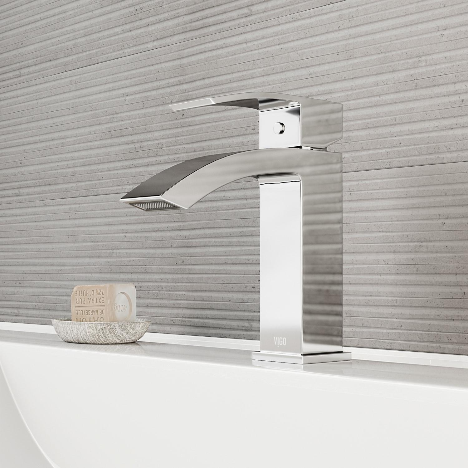 Satro 7" H Single Handle Single Hole Bathroom Faucet