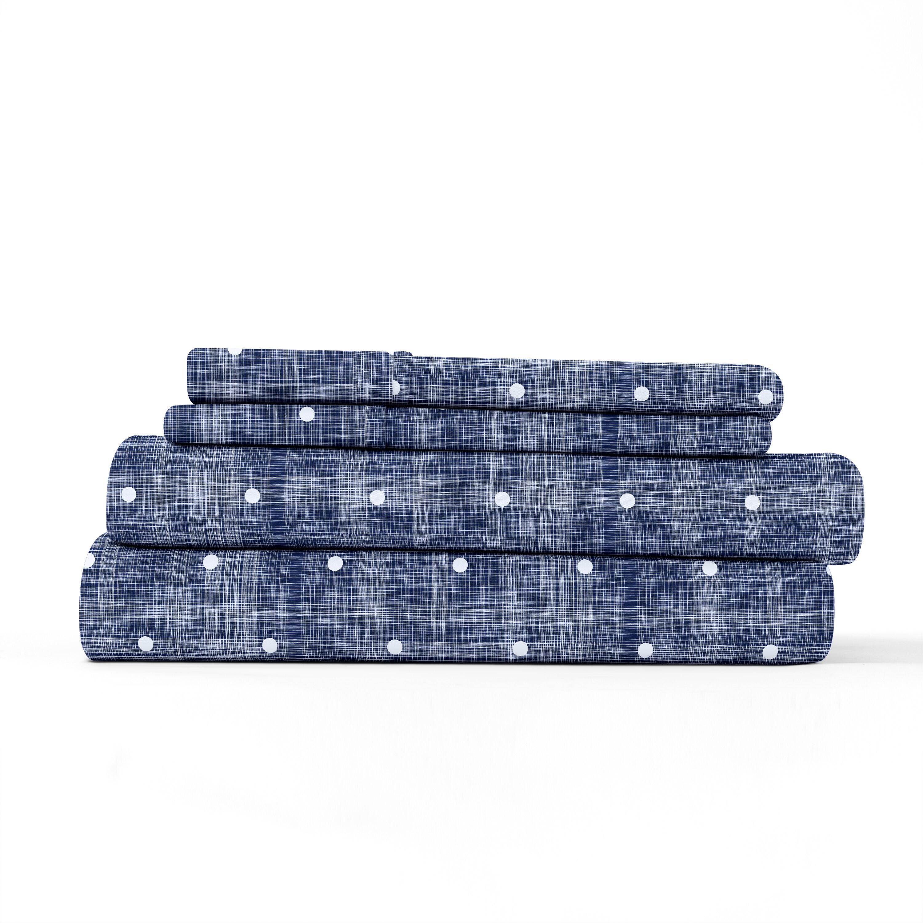 IEnjoy Home Simply Soft™ Polka Dots Microfiber Sheet Set & Reviews | Wayfair