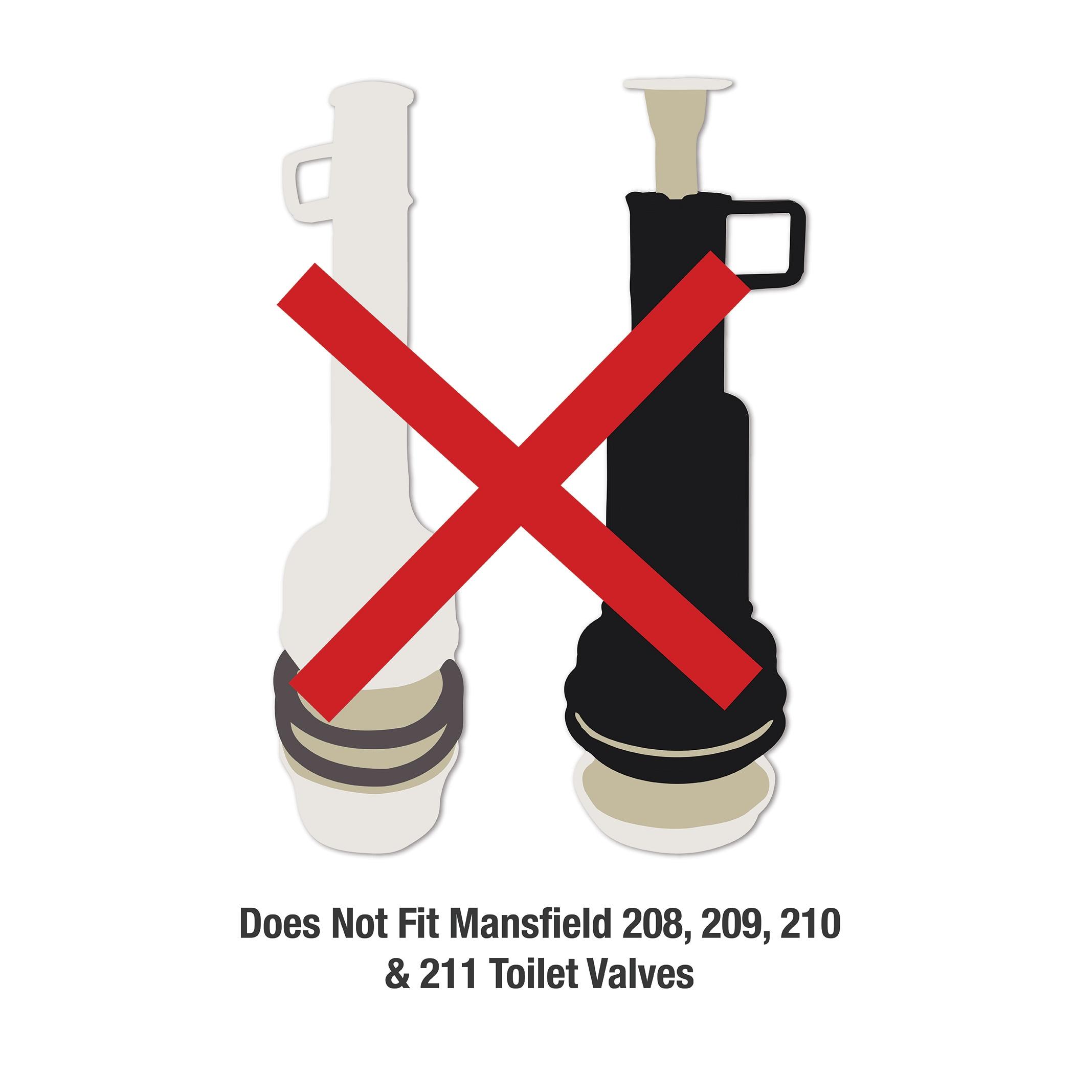 Danco 12061 Deco Toilet Tank Lever Replacement Handle with Front/Side/Angle/Side/Vertical Mount in Oil Rubbed Bronze