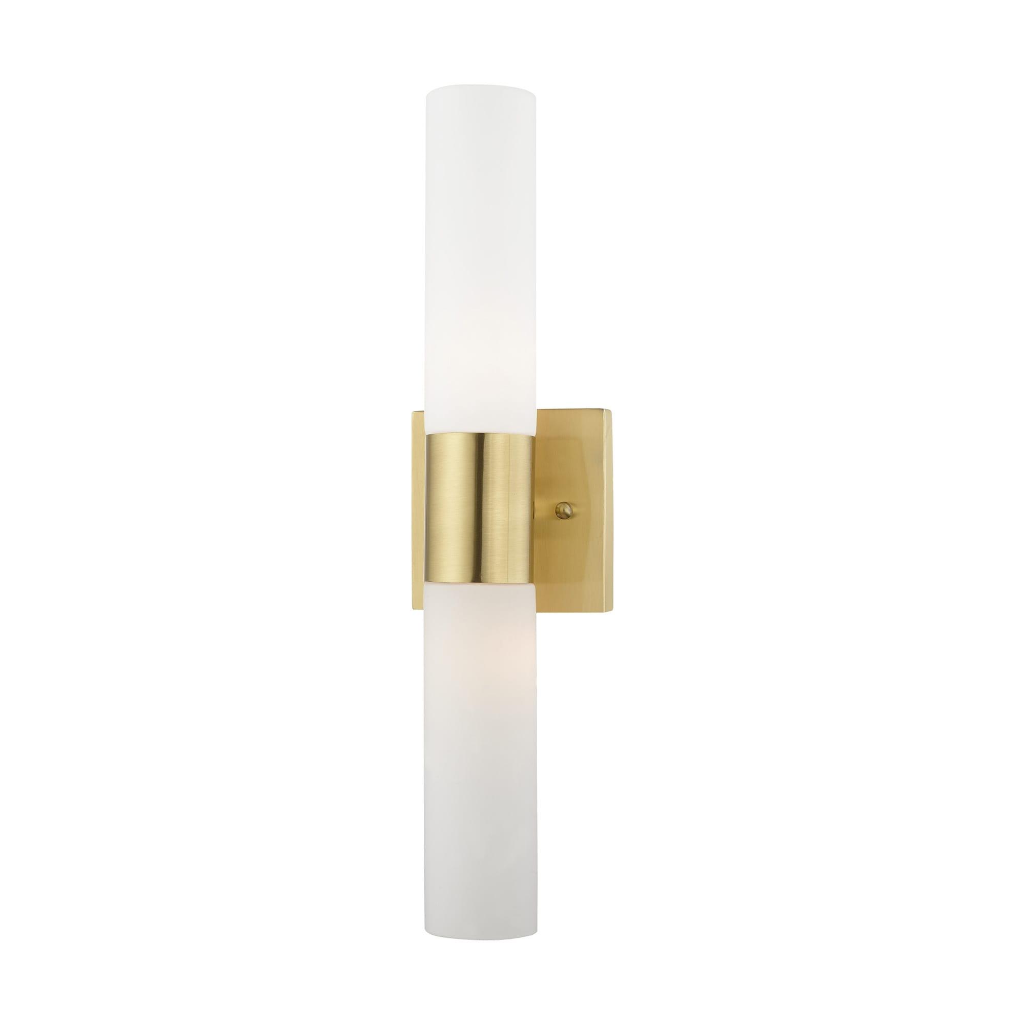 Livex Lighting Aero 2 - Light Vanity in  Satin Brass