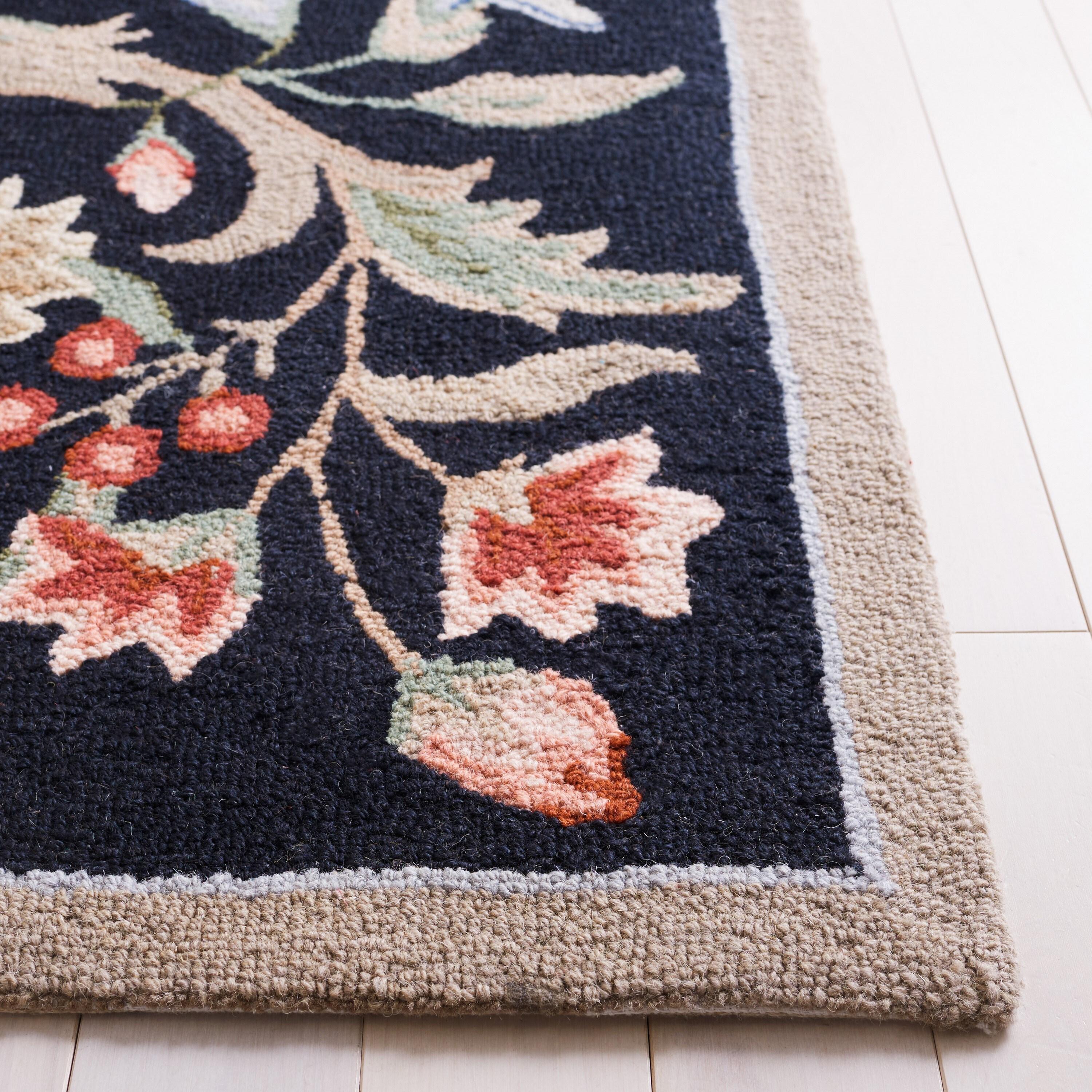 Chelsea HK248B Power Loomed Accent Rug - Black - 2'6"x4' - Safavieh.