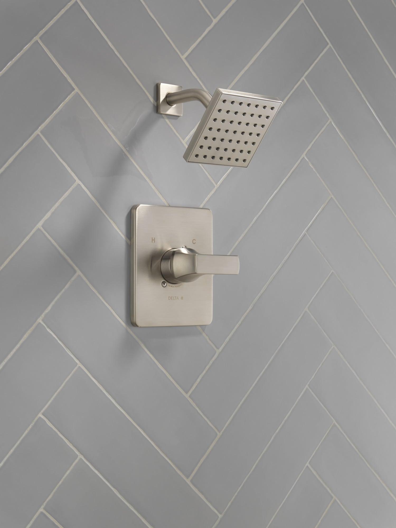 Velum Single-Function Shower Faucet Set, Valve Trim Kit, Shower Head and Handle Set