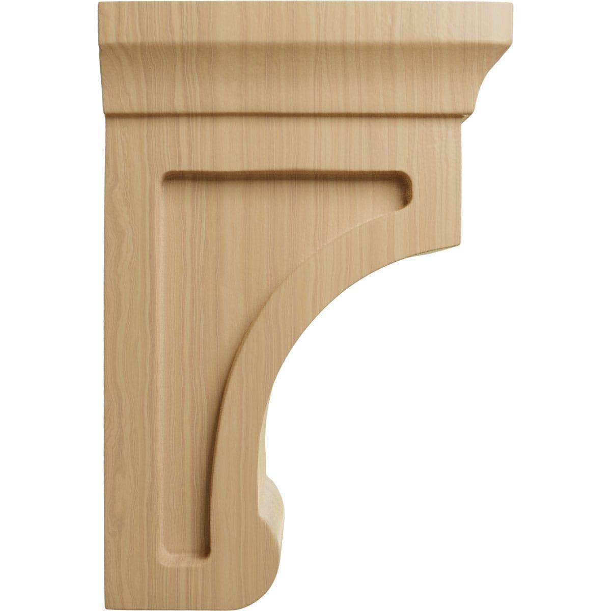 Ekena Millwork 2 1/2"W x 4"D x 6"H Small Gomez Wood Bracket, Cherry