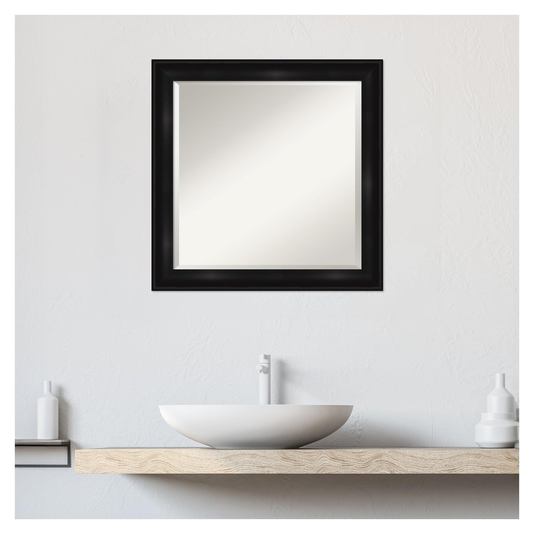 Amanti Art Dsw4593561 23-7/8" Square Beveled Polystyrene Framed Wall Mounted Bathroom