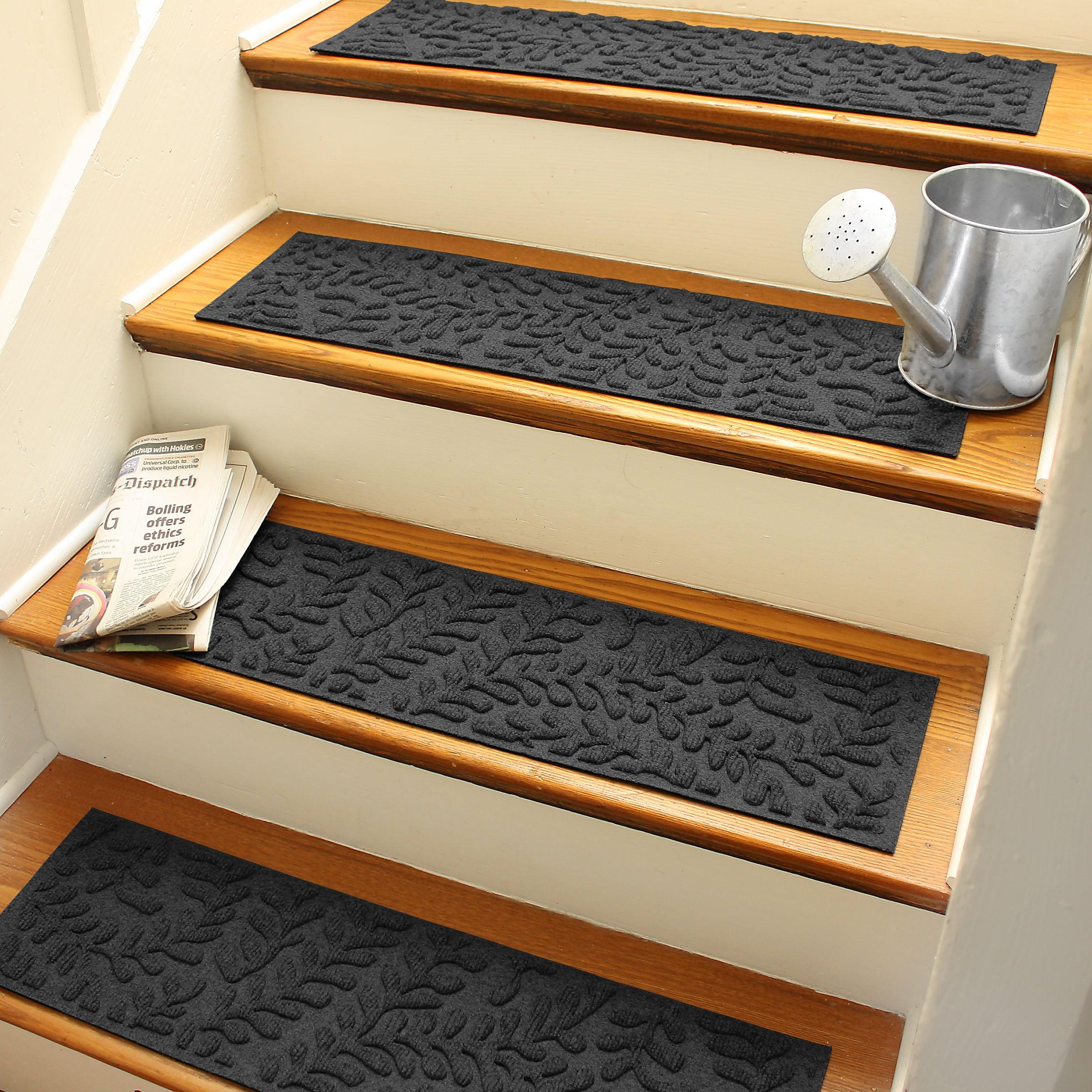 WaterHog Boxwood 8.5" x 30" Indoor Outdoor Stair Treads