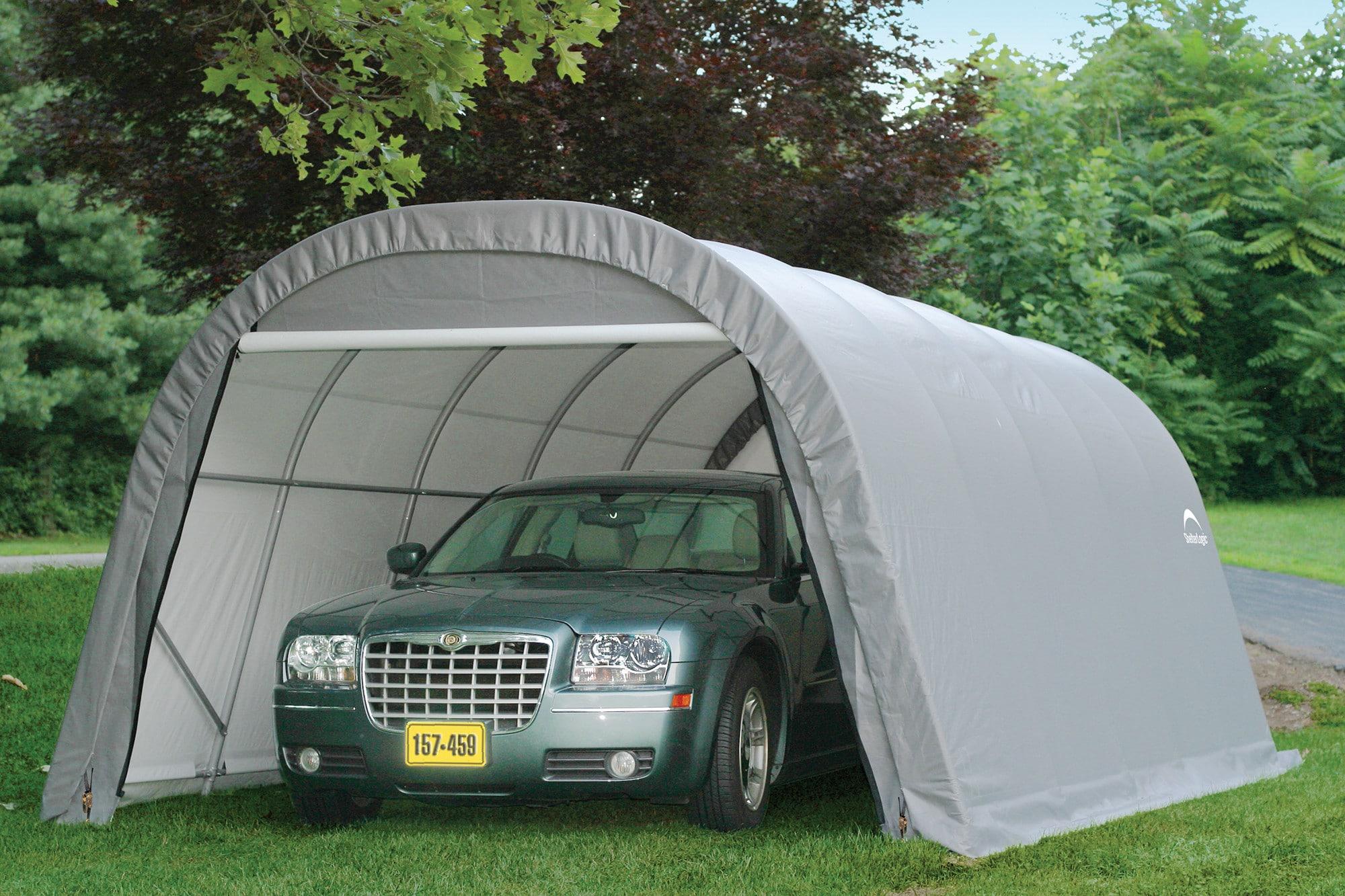 Round Style Shelter, Green Cover