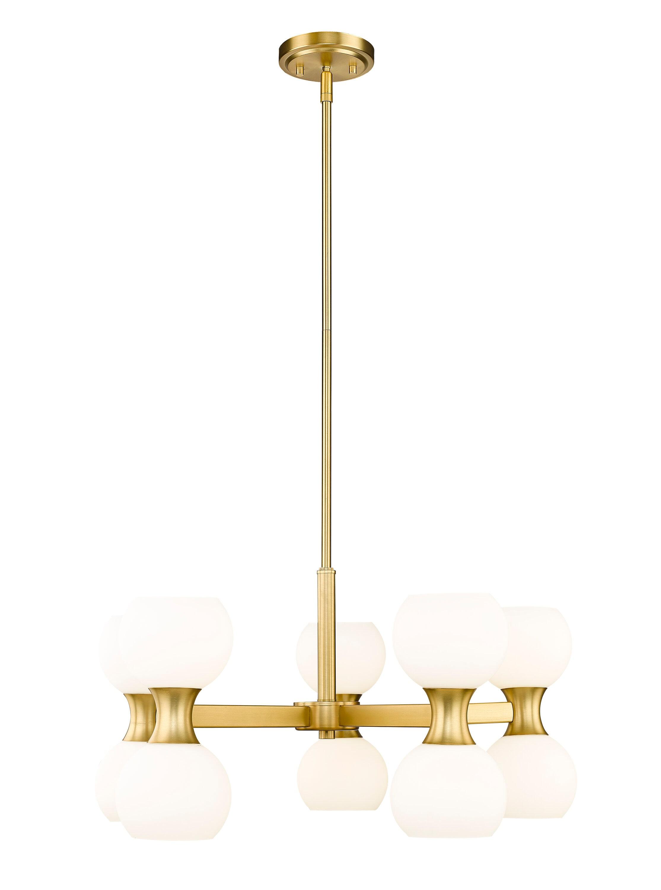 Z-Lite Artemis 10 - Light Chandelier in  Modern Gold