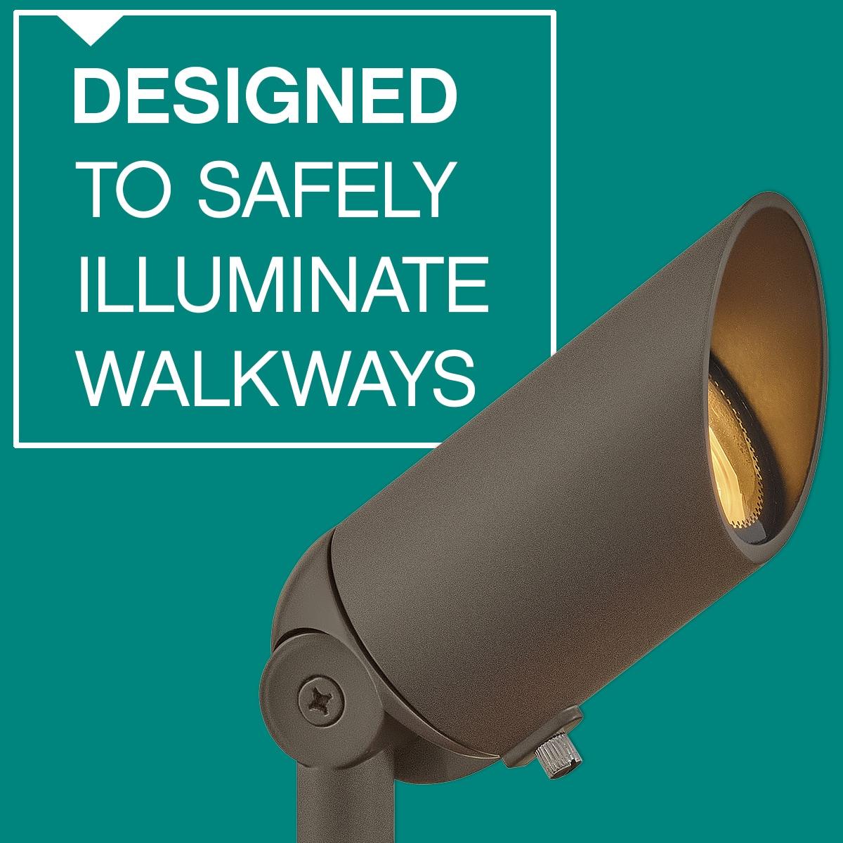 LumaCore 2.5" Textured Brown LED Outdoor Spot Light