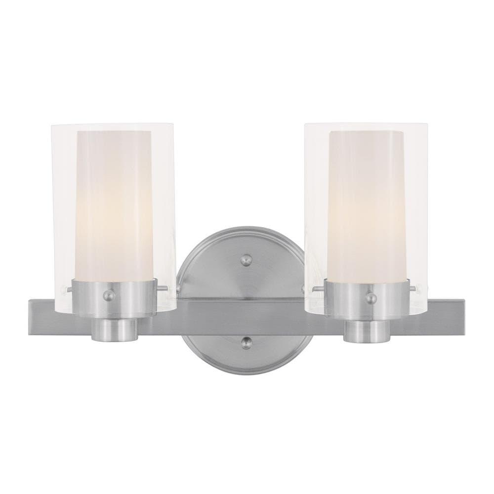 Livex Lighting Manhattan 2 - Light Vanity in  Brushed Nickel