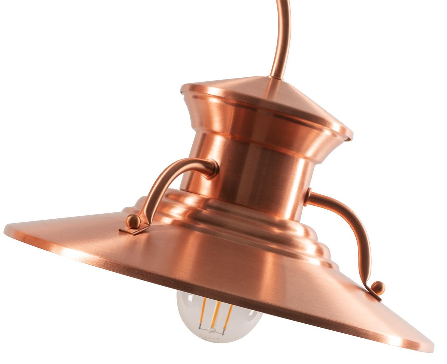 Norwell Lighting Budapest Outdoor Wall Sconce - 12 x 12.5 Copper Copper Painted