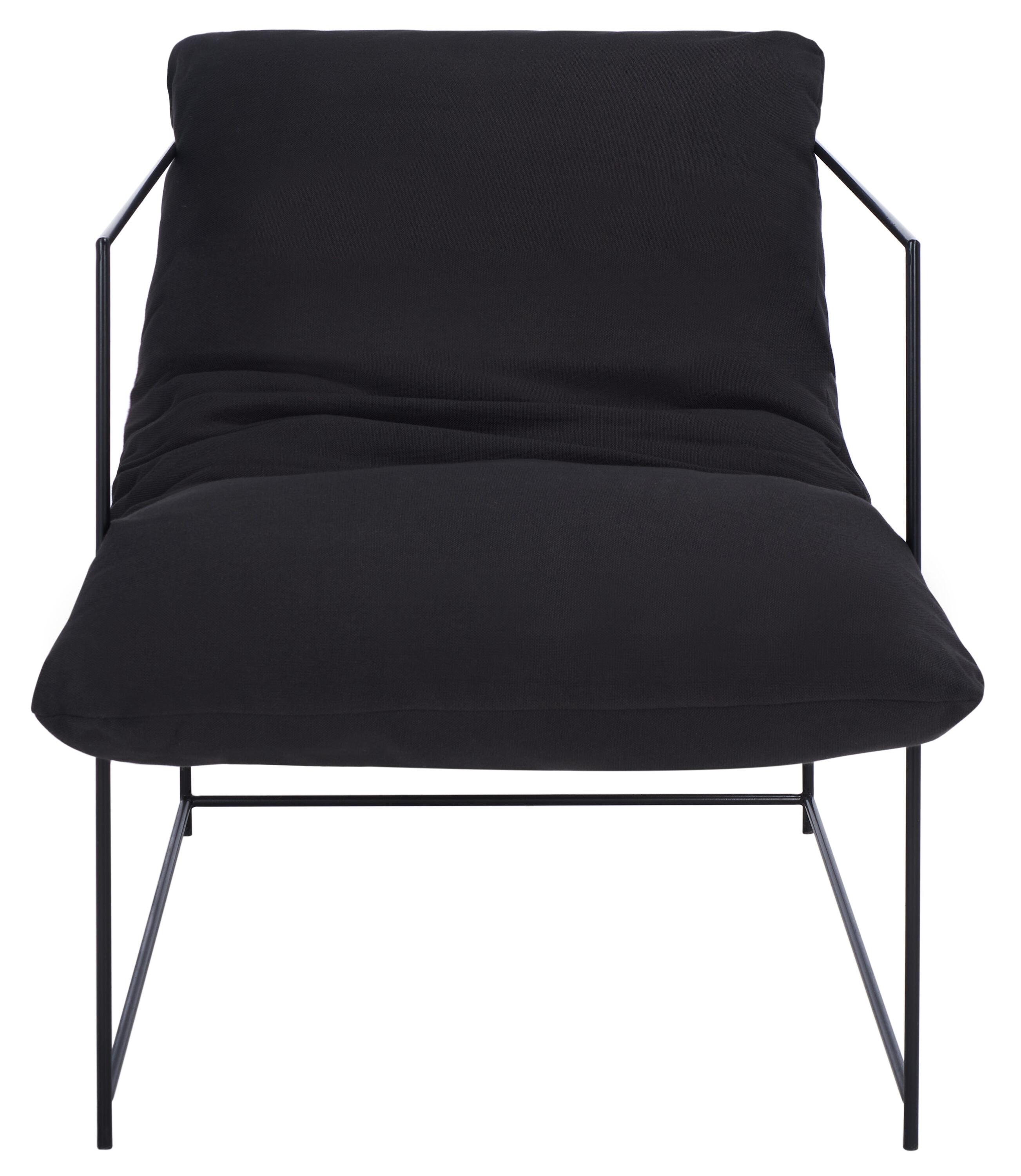 Portland Pillow Top Accent Chair - ACH4511 - Black/Black - Safavieh