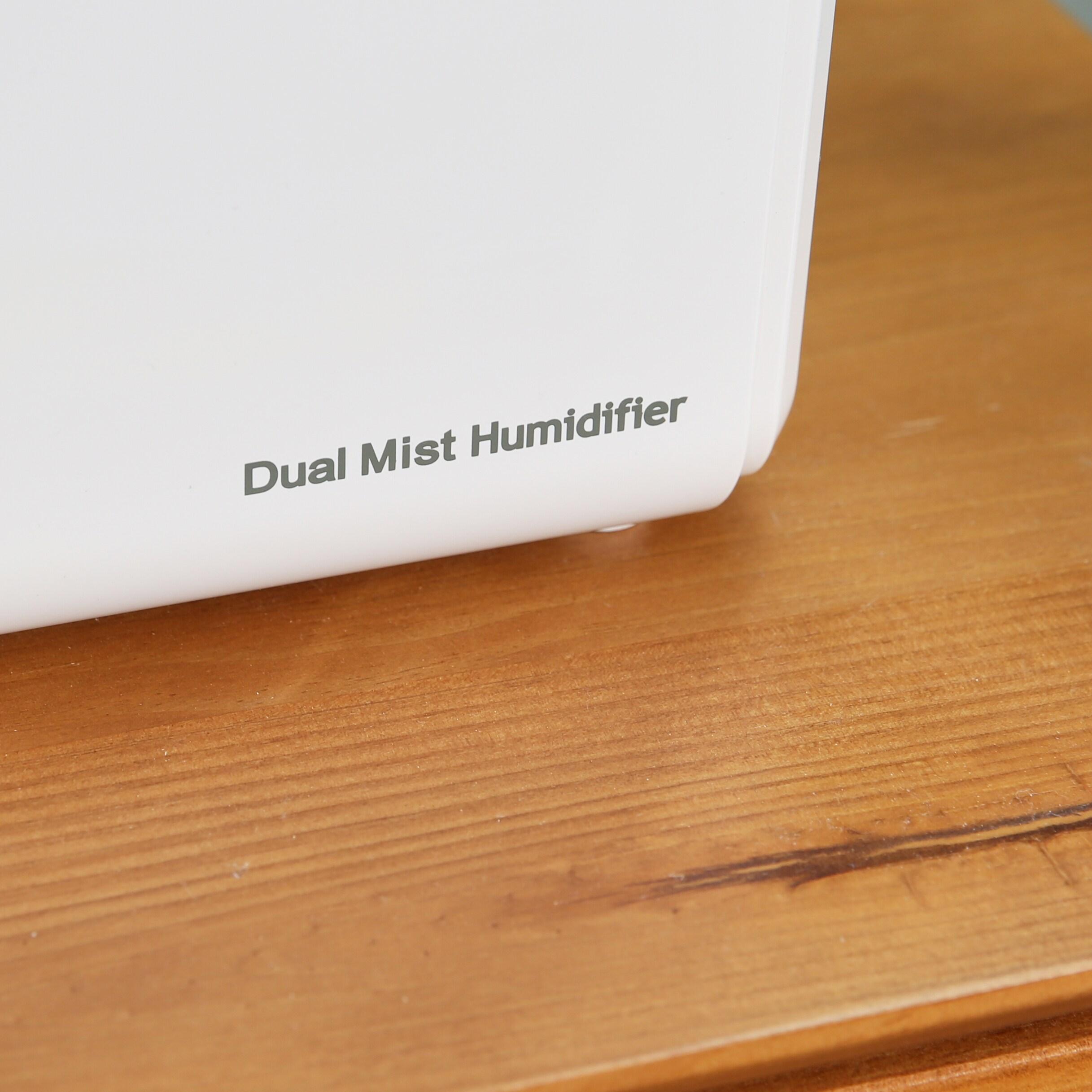 SPT Blue and White Dual Mist Humidifier with Automatic Shutoff