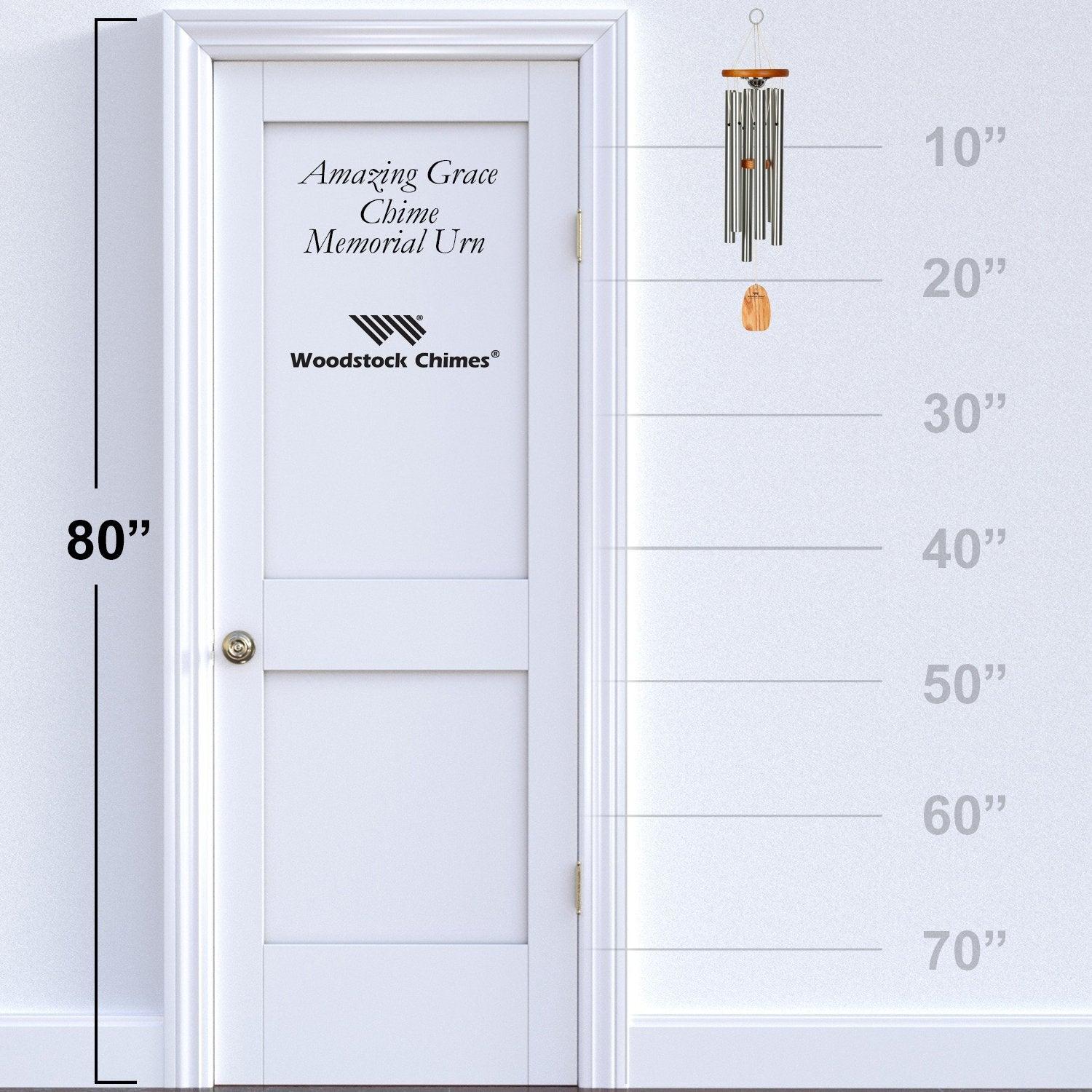 Woodstock Memorial Chime - Amazing Grace Wind Chime