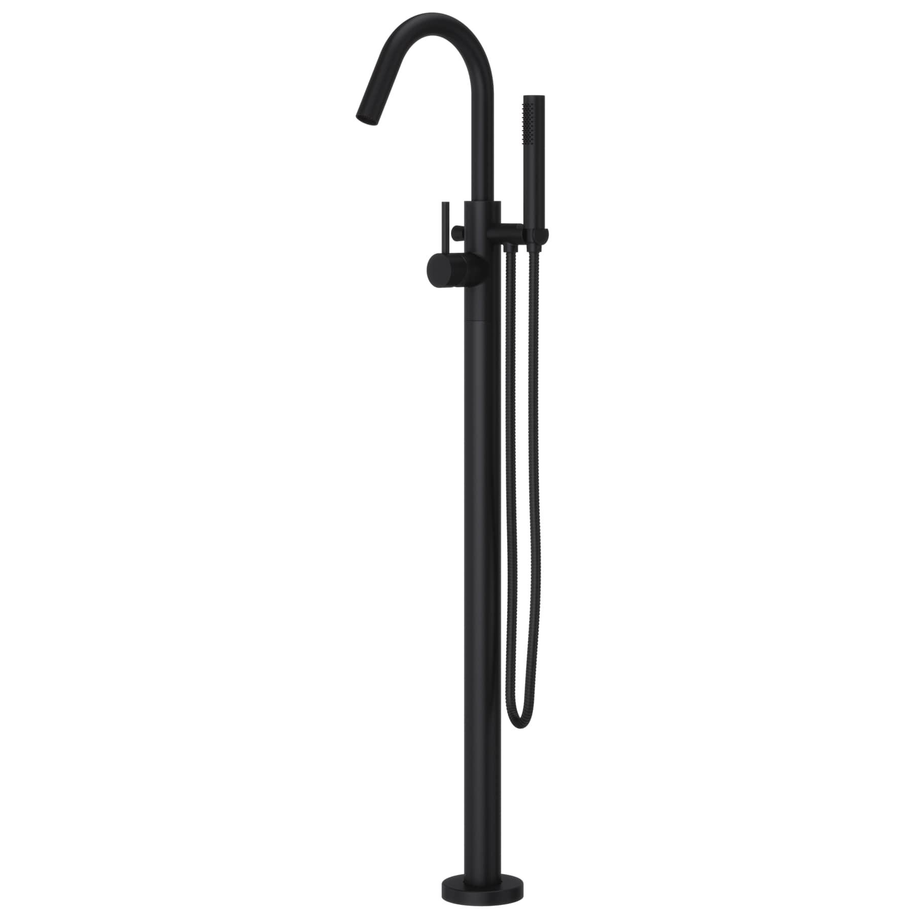 Single Handle Floor Mounted Freestanding Tub Filler Trim